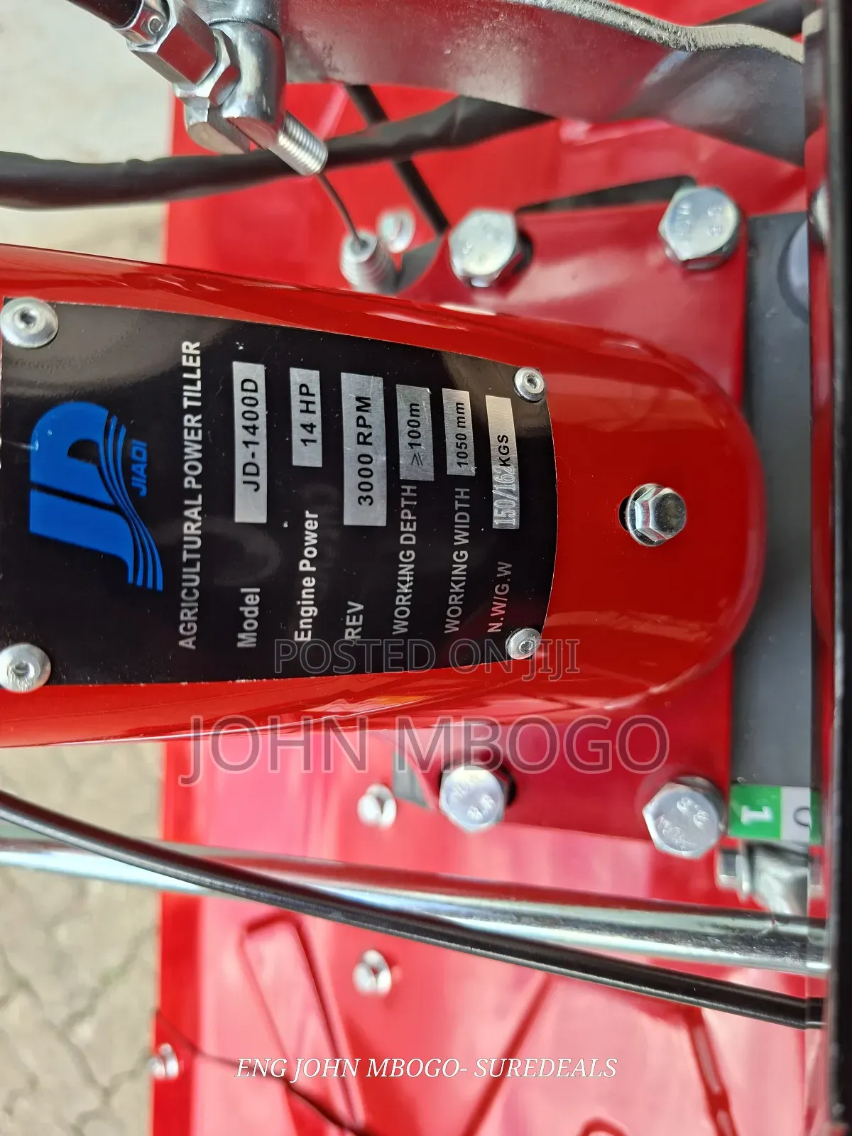 Agricultural Power Tiller-14hp