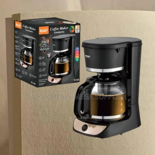 Compact 1.8 Litres Electric Coffee Maker 900w Anti Drip Auto Brewer