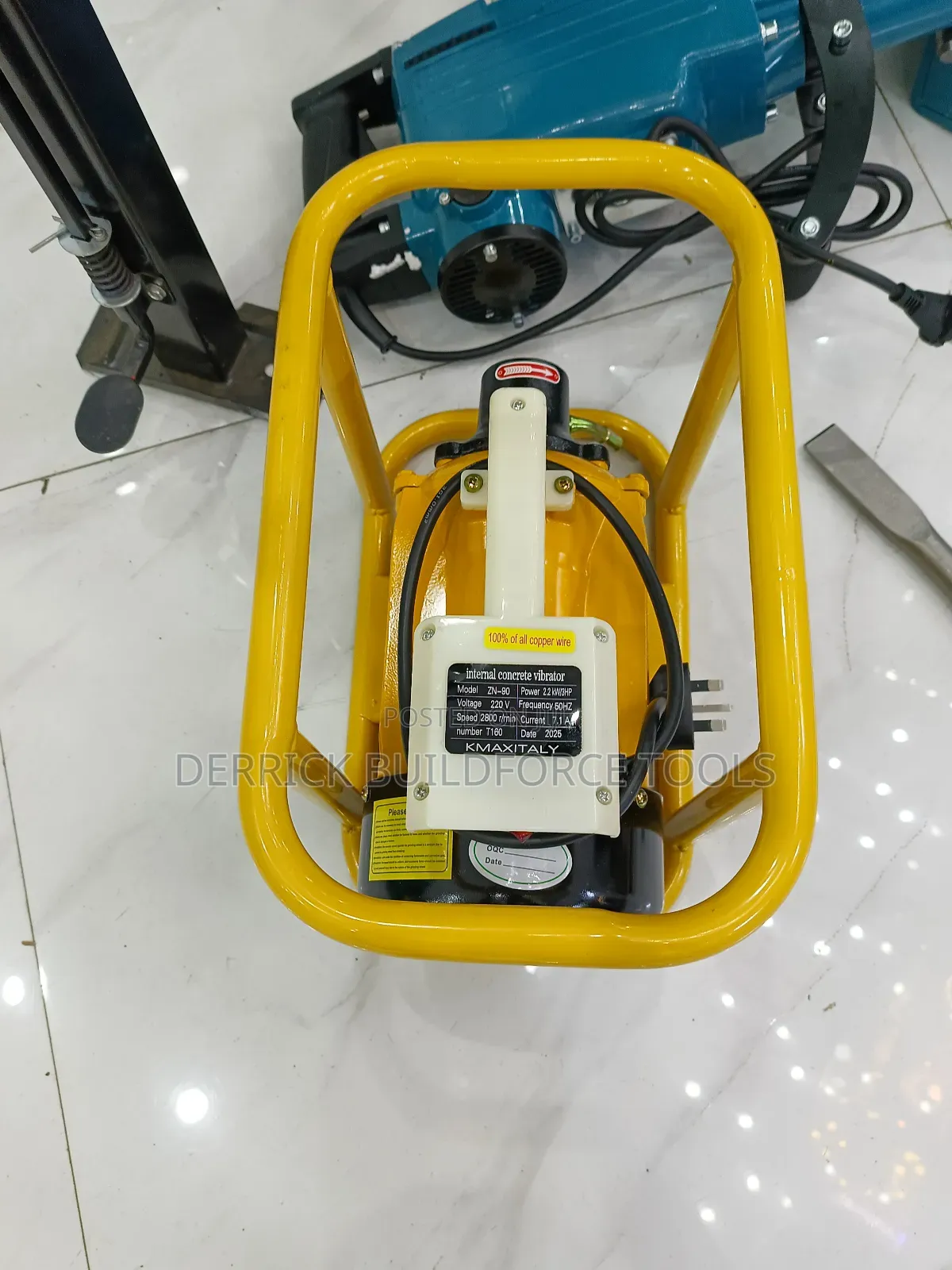 K-Max Italy Electric Concrete Vibrator With Poker