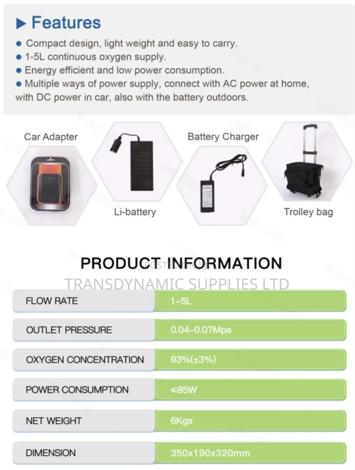 Homecare Portable Concentrator