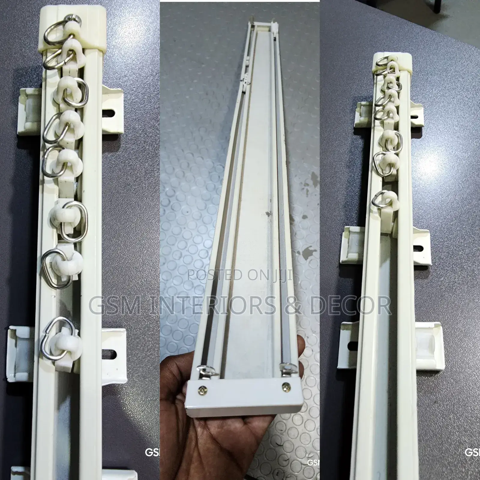 Single and Double Alumiunum Curtain Rails Per Meter