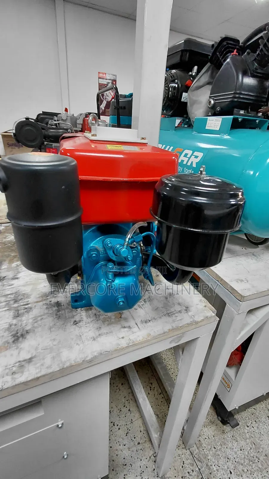 Jintan 10hp Water-Cooled Diesel Engine Manual Start.