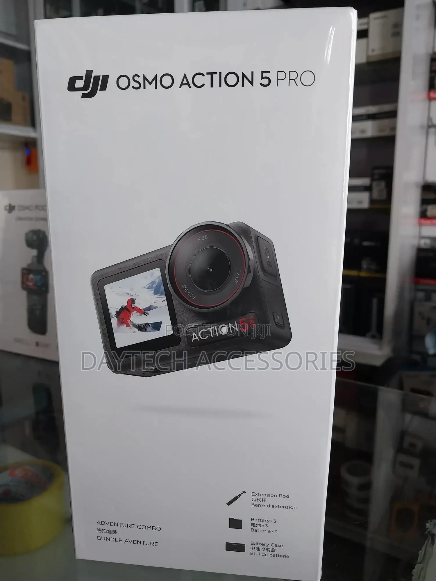 Dji Osmo Action 5 Pro Adventure Combo Action Camera - Black Dji-Za500