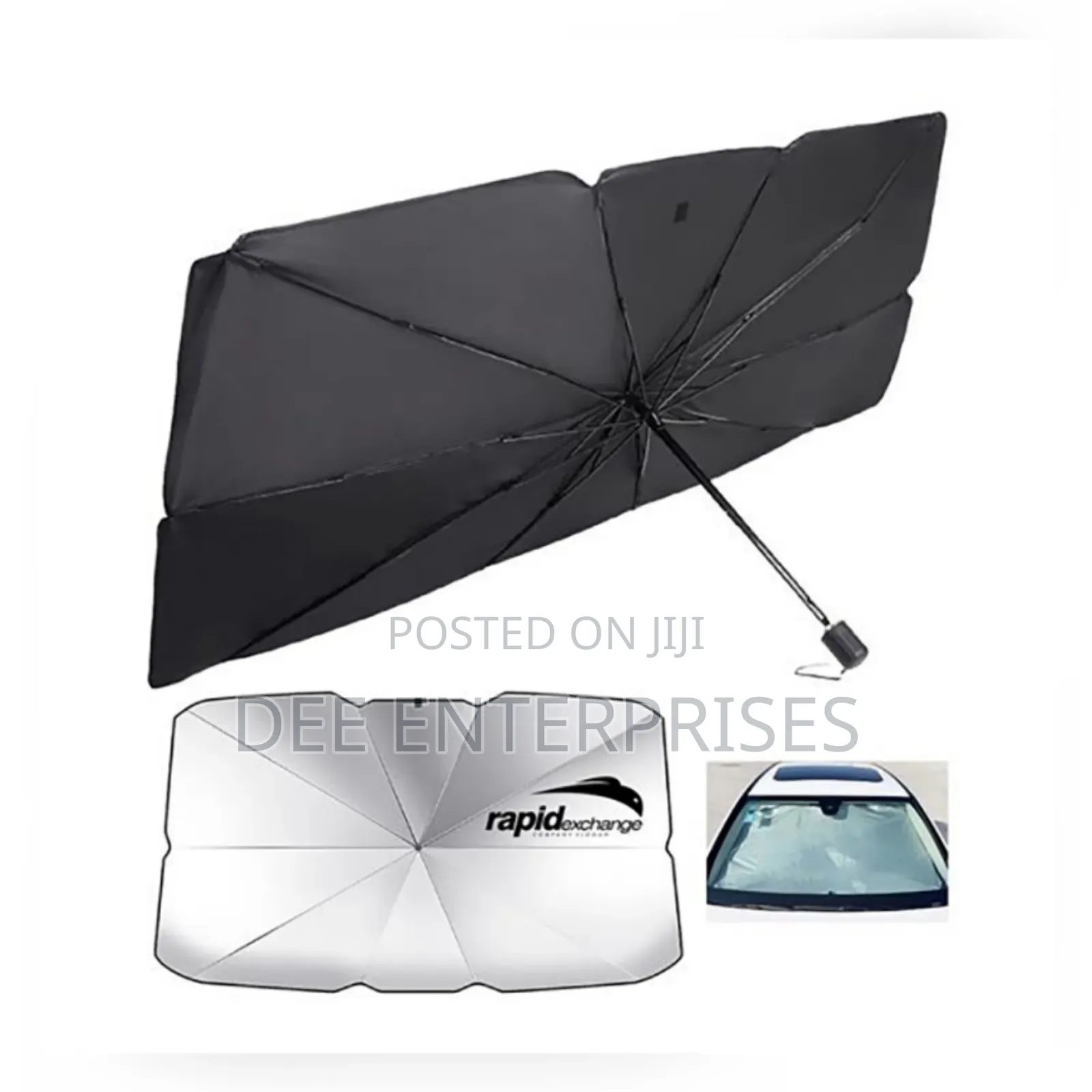 Car Dashboard Umbrella Sunvisor Windscreen Cover