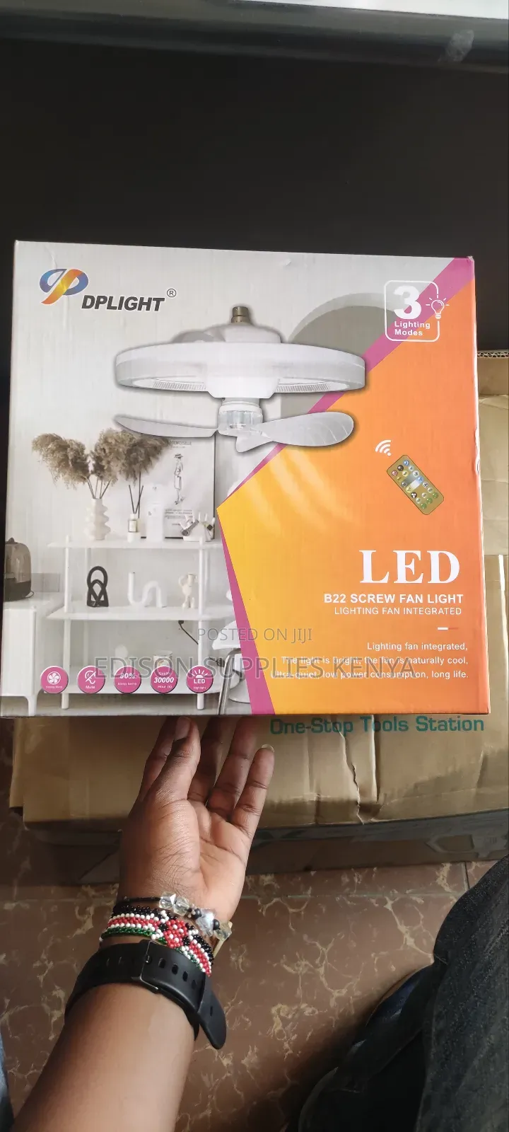 Fan Bulb Ceiling Fans Light With Remote Control 2-in-1 Cooling Fanbulb