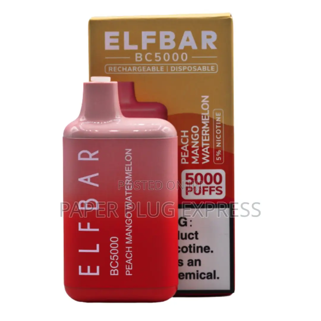 Elf Bar Bc5000 Disposable Nic Vape - 5000 Puffs
