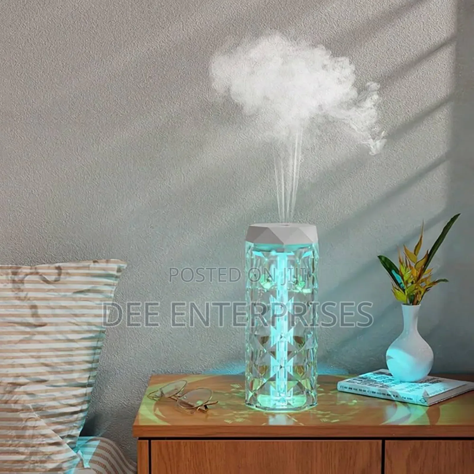 High Quality Crystal Intelligent Humidifier With 7 Colour