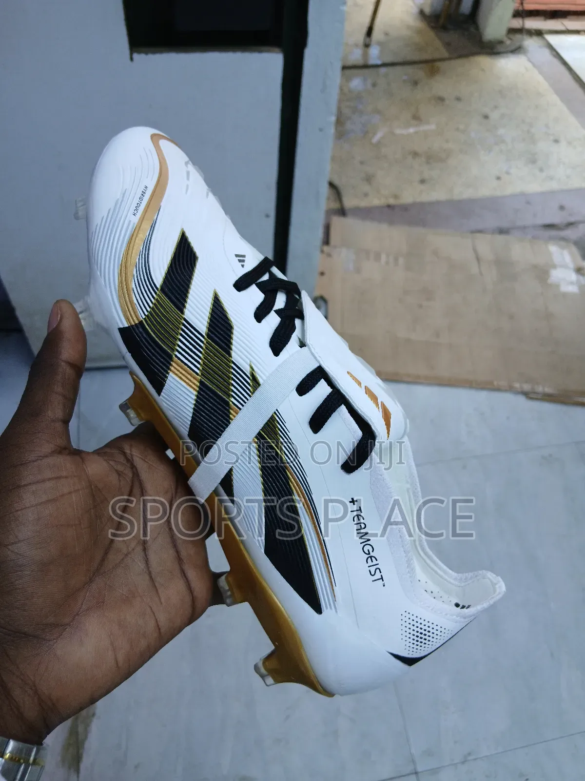 Adidas Predator White Soccer Fg Football Boots