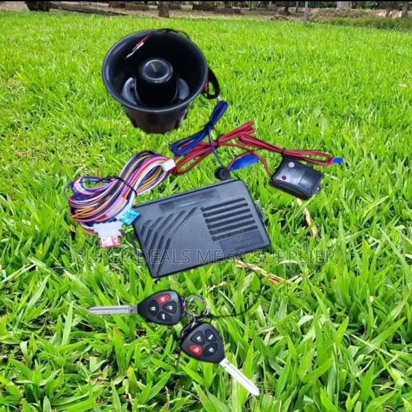 Universal Car Alarm System Kit With Flip Keys and Theft Protection