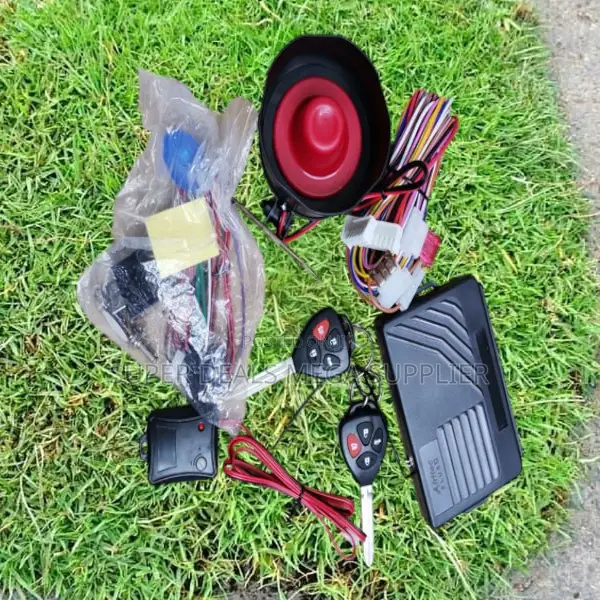 Car Security System With Flip Keys Anti-Theft and Burglar Alarm