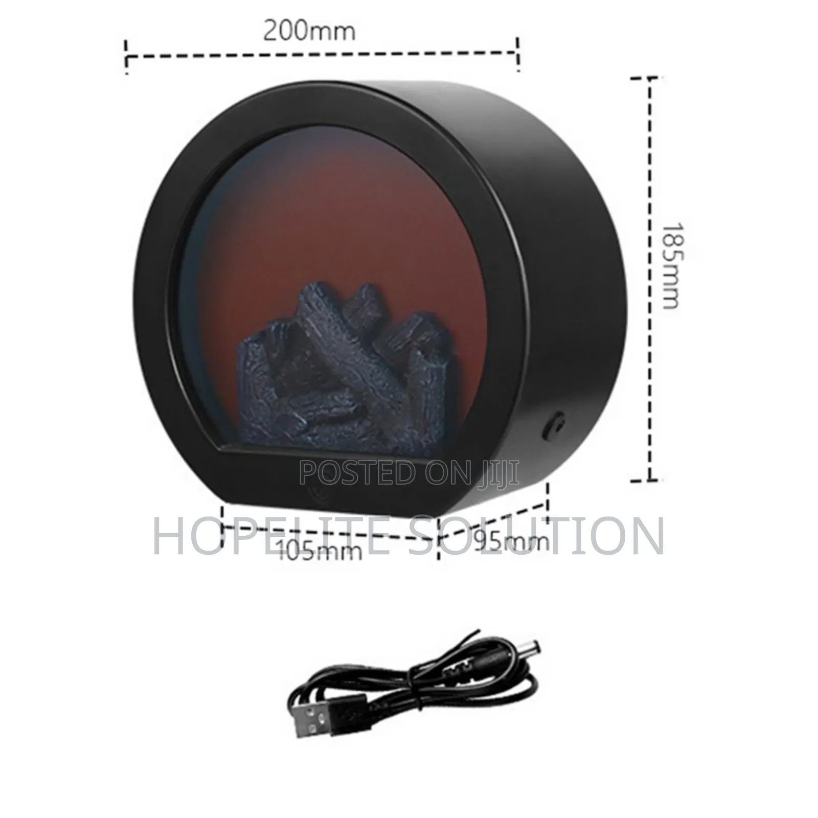 European Fireplace Lamp