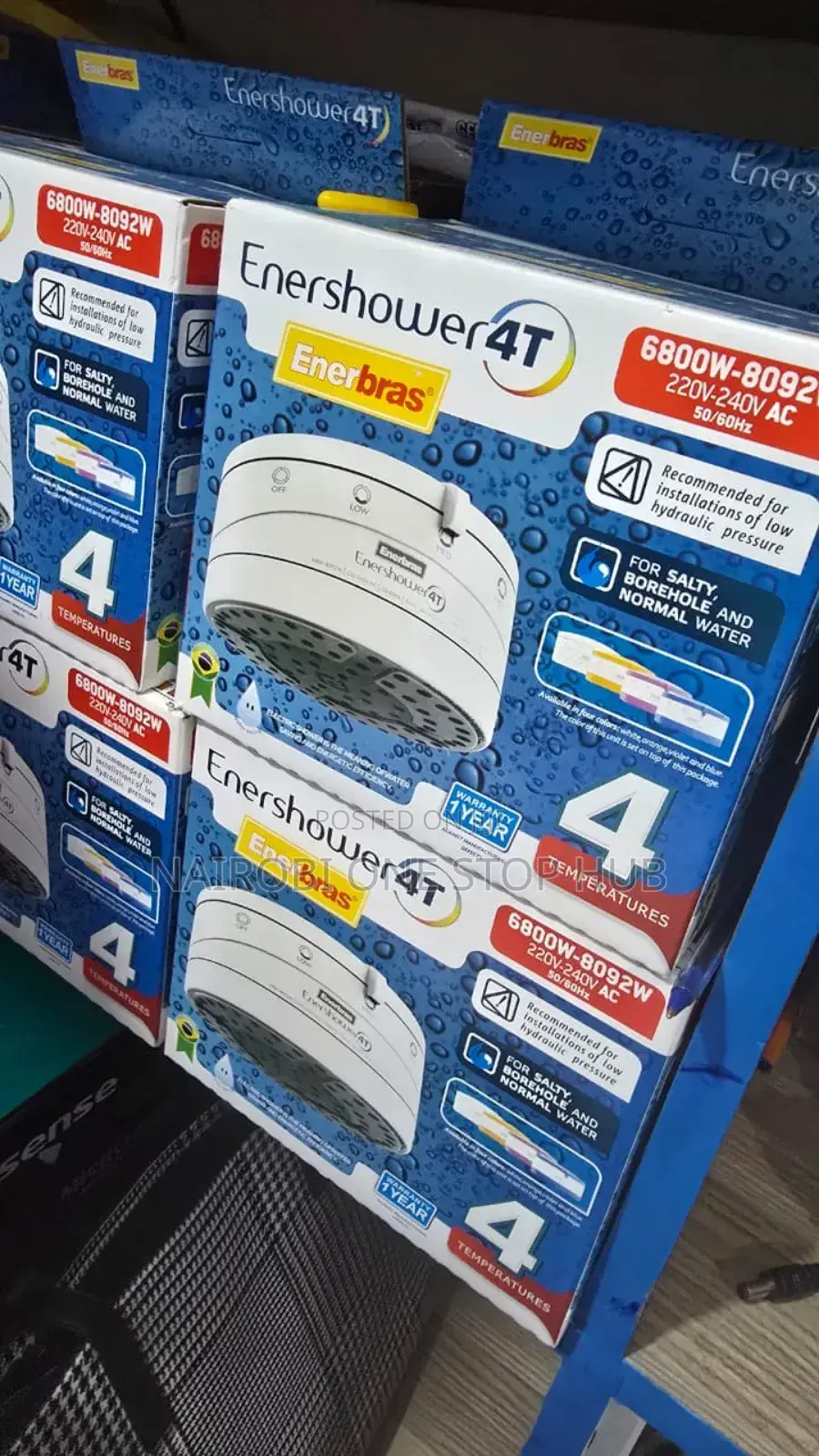 4t Instant Water Heater Shower Head