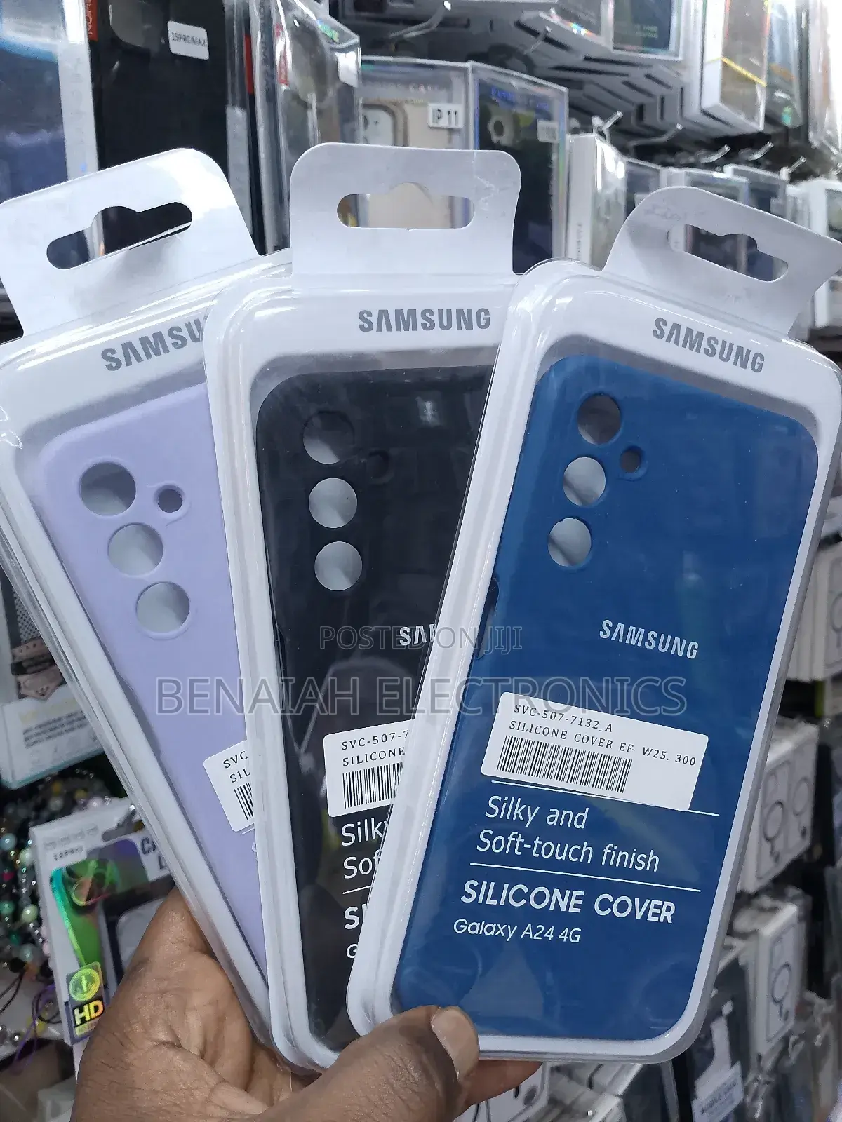 Samsung A24 Silicone Cover, Stylish Elegant Cover