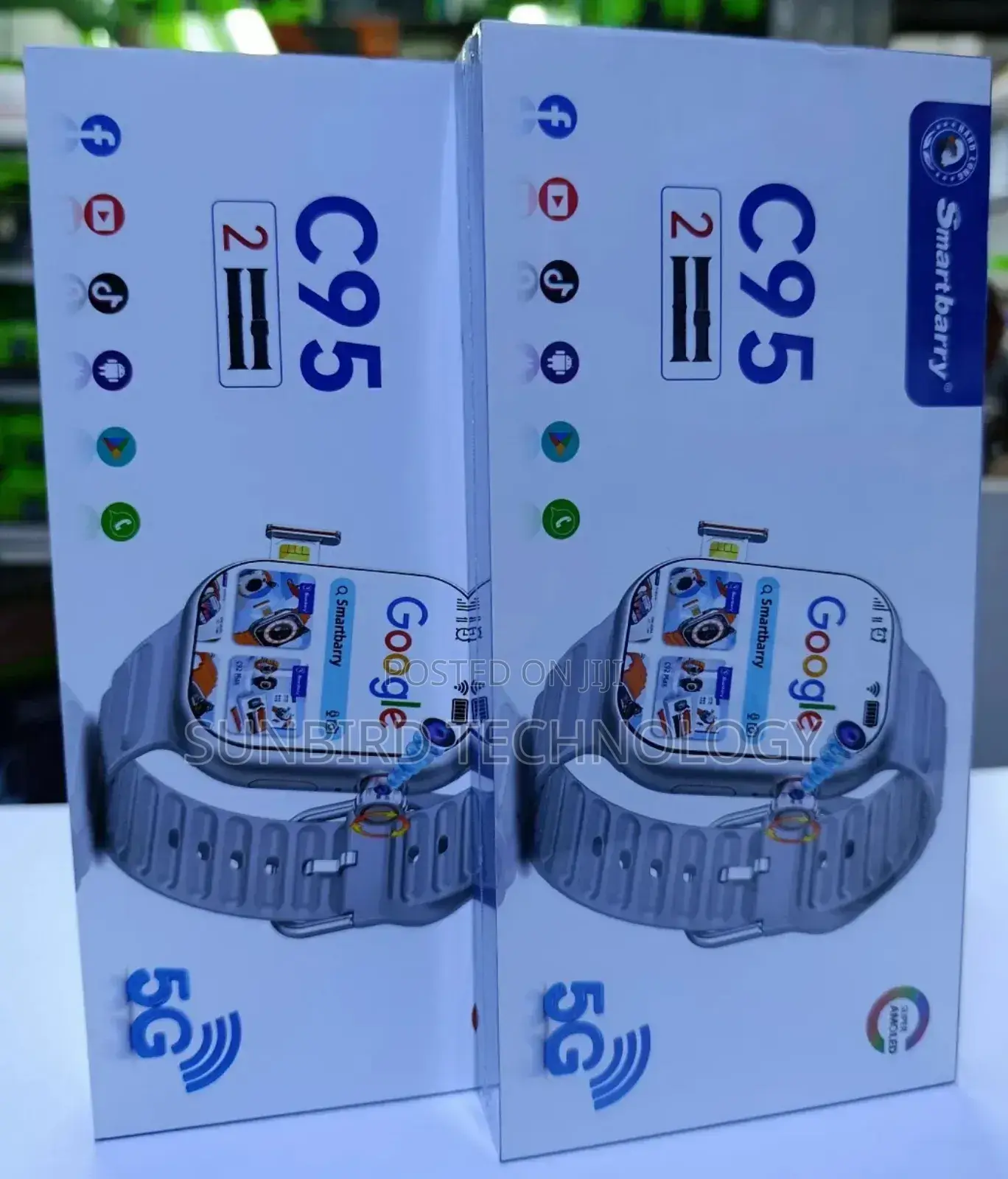 Smartbarry C95(64gb+4gb) Android Whatsapp Smartwatch.
