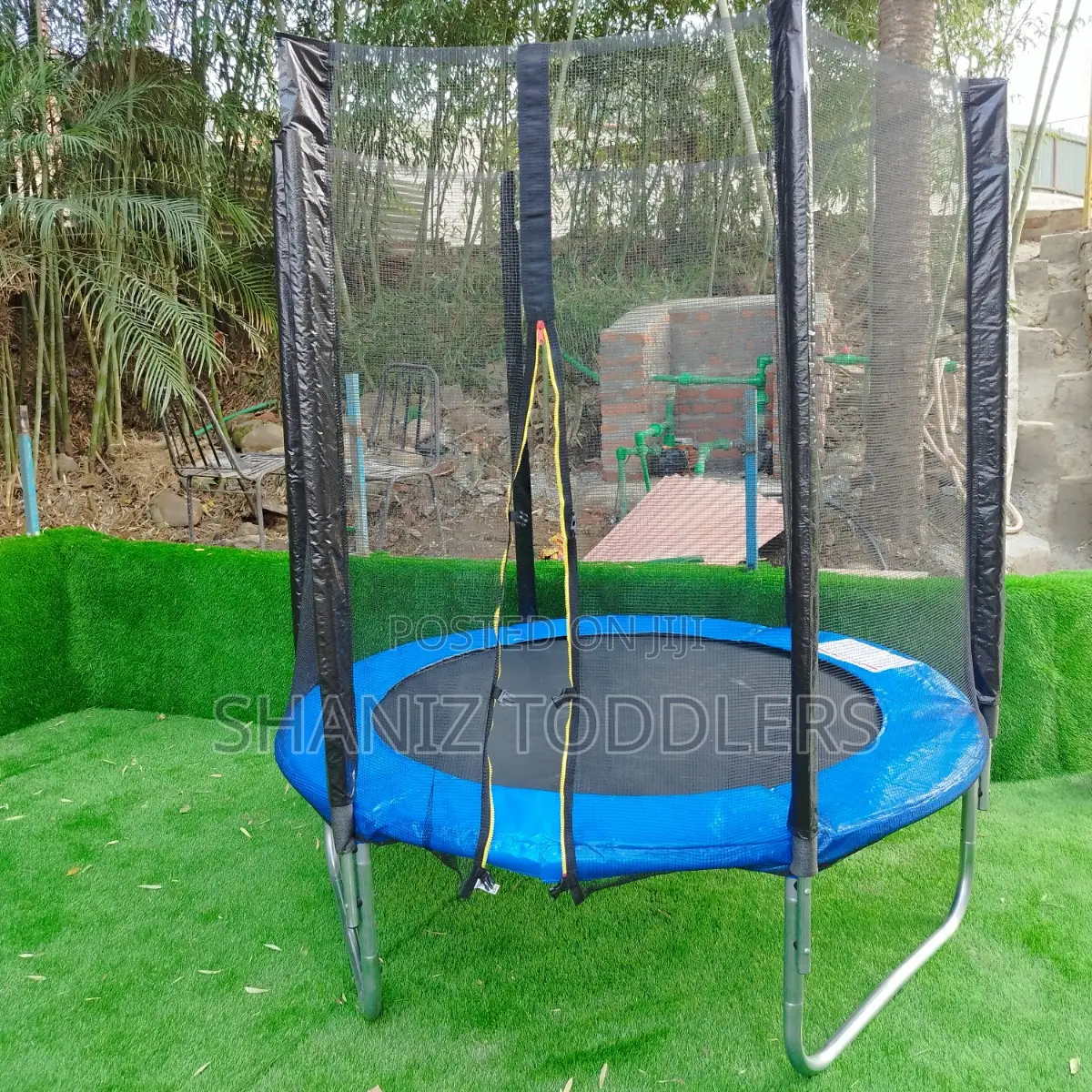 Jumping Trampoline With Enclosure Net for Kids