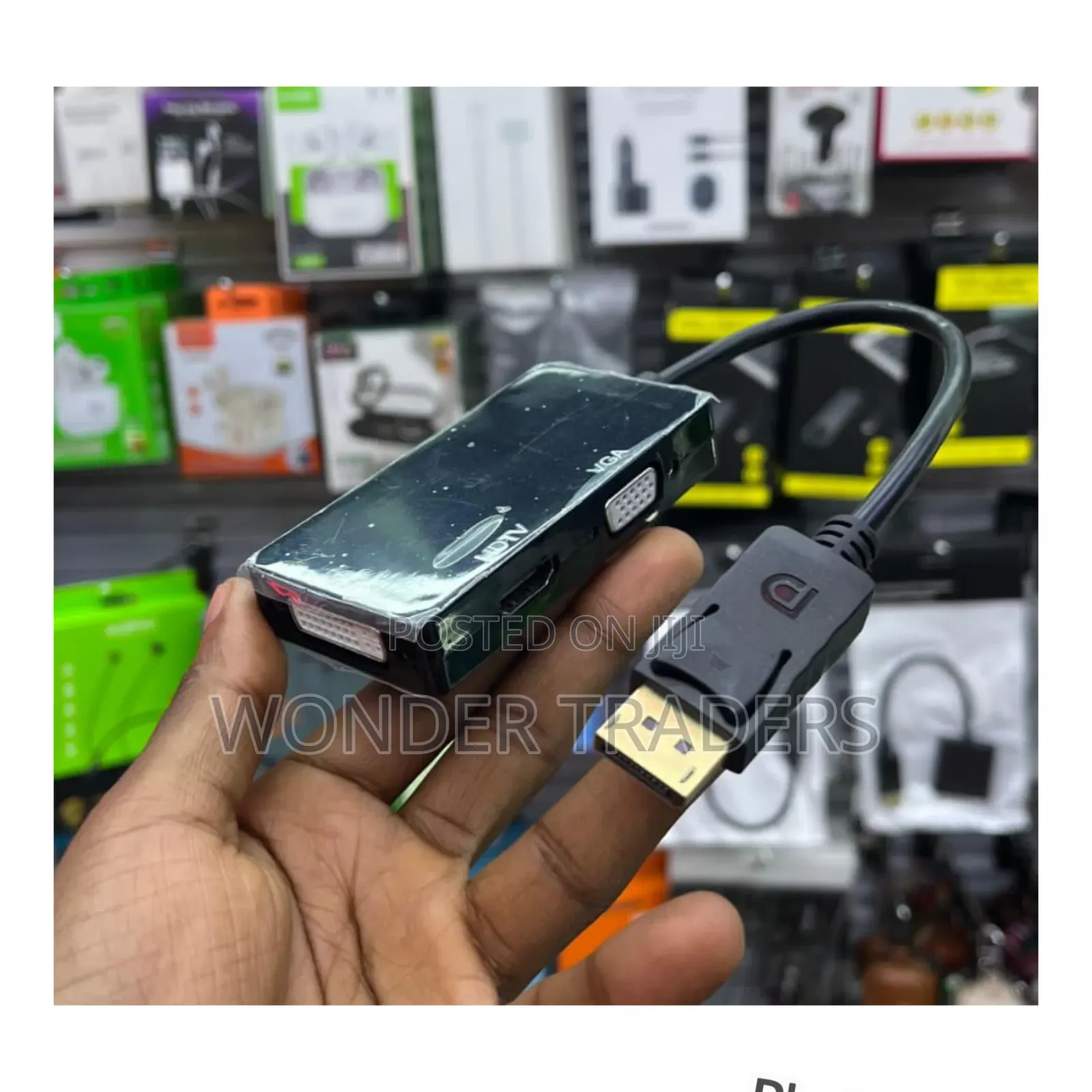 3 in 1 Display Port to Hdmi, Vga Dvi Adapter