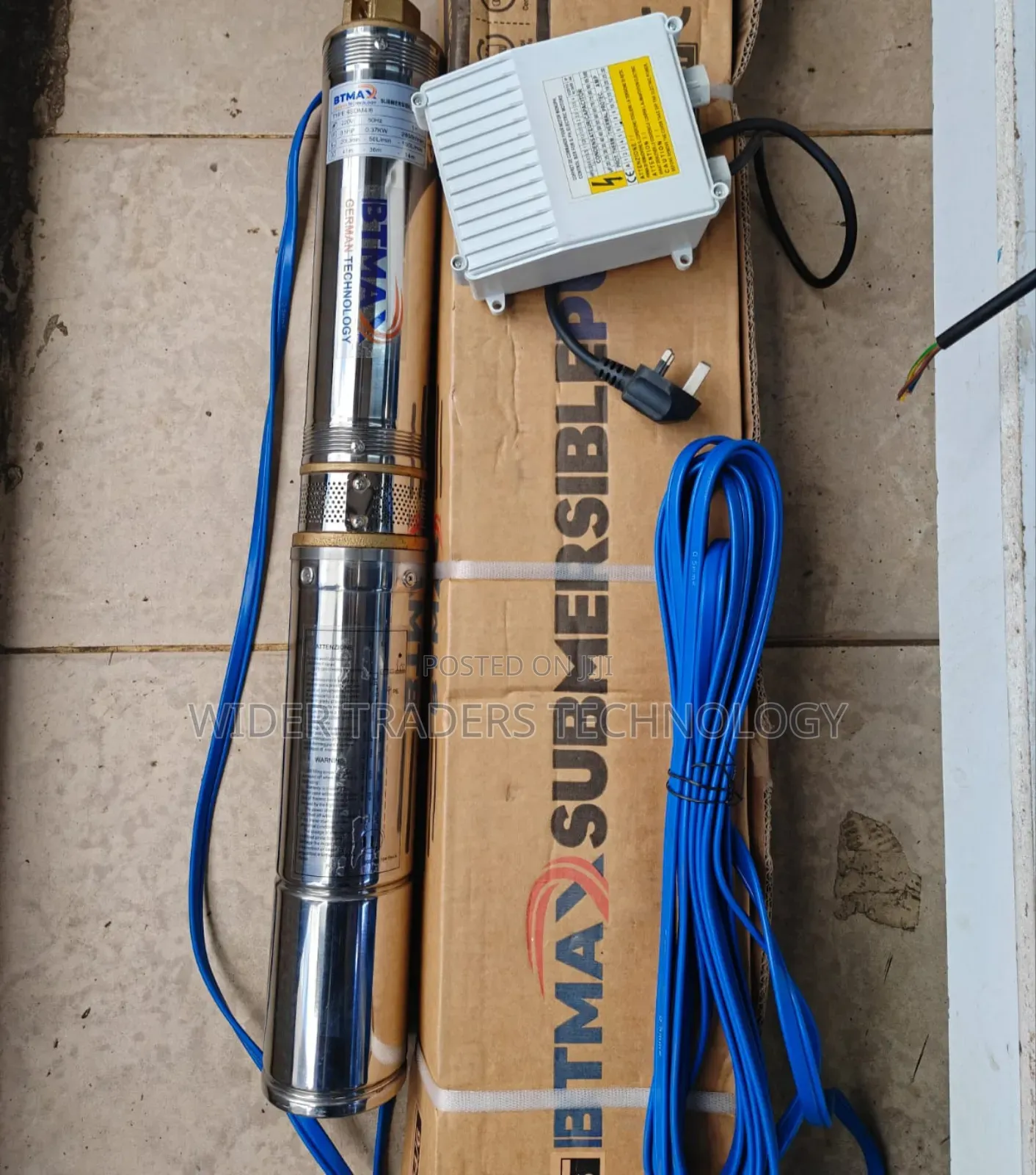 Bt Max
German Technology
0.5hp
Max Head 41m
100% Copper Wire