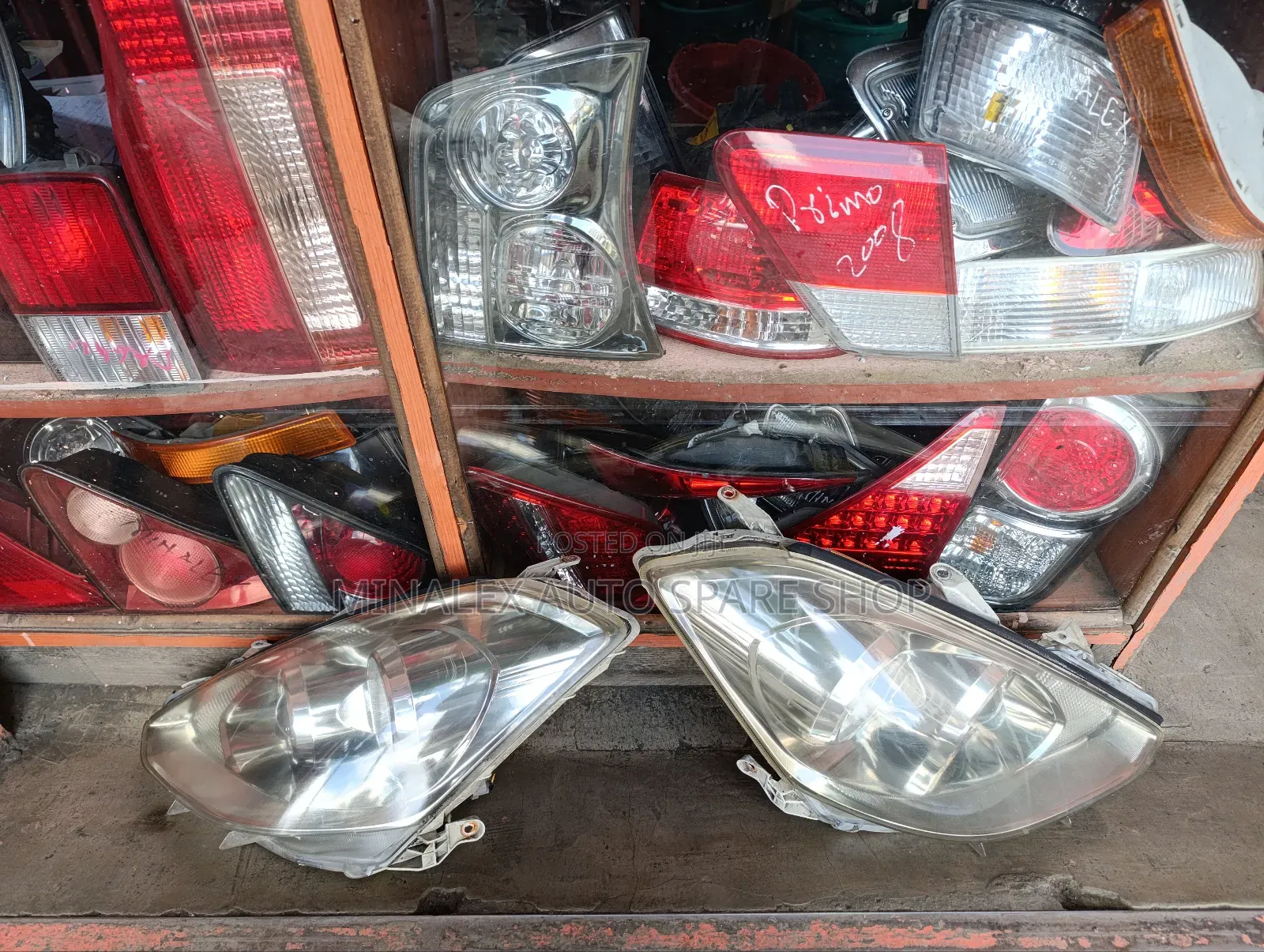 Chopper Caldina Headlight Zenon Type Complete With Bulb And Computer