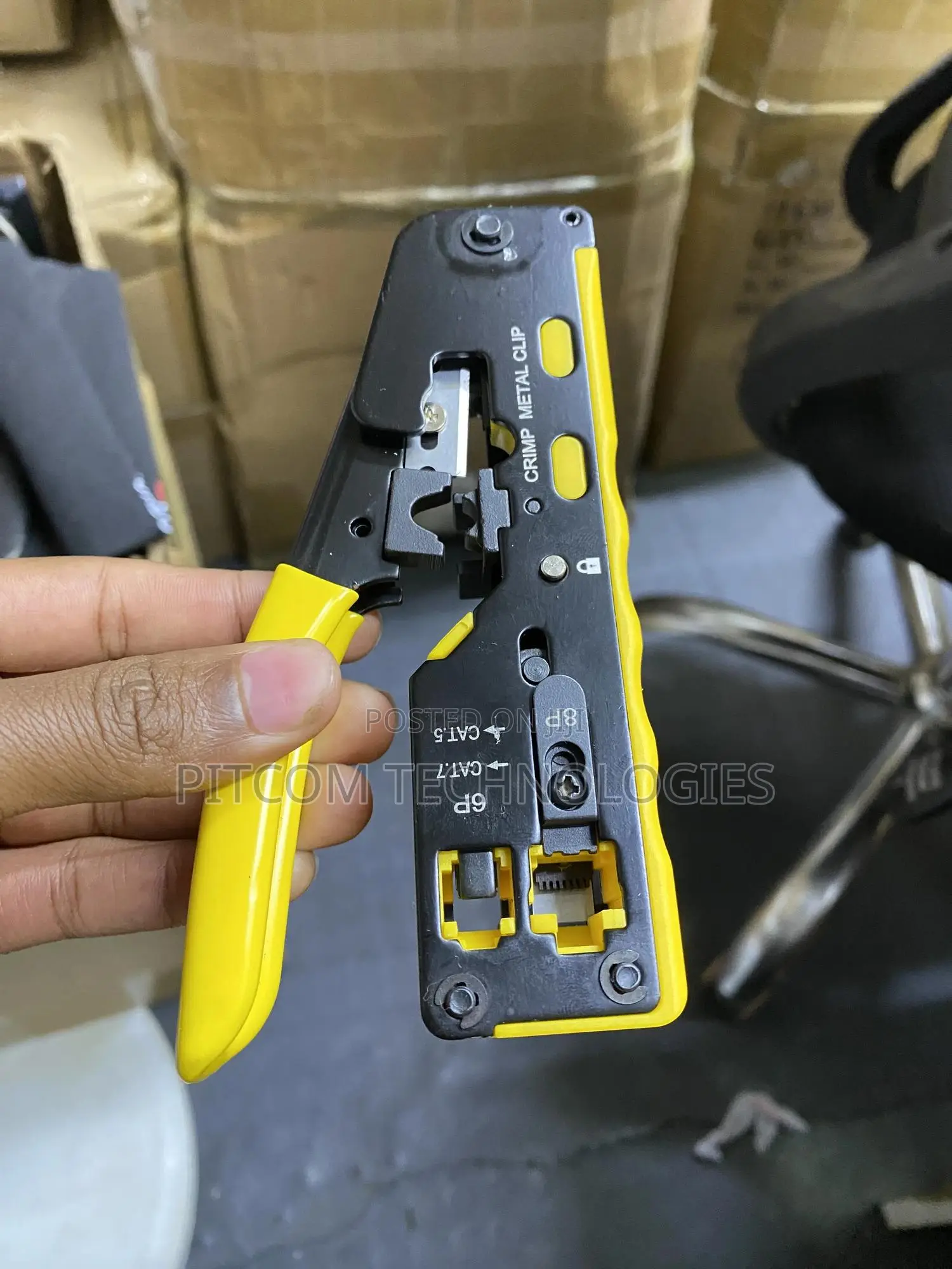 Crimping Tool for Rj45 Rj11 and Rj12