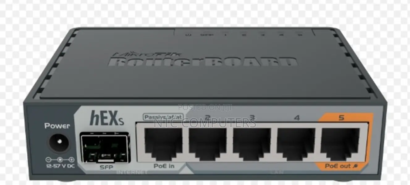 Mikrotik Hex S 760iugs Router (5) 1 GBS Rj-45 (1) 2.5 Gb SFP