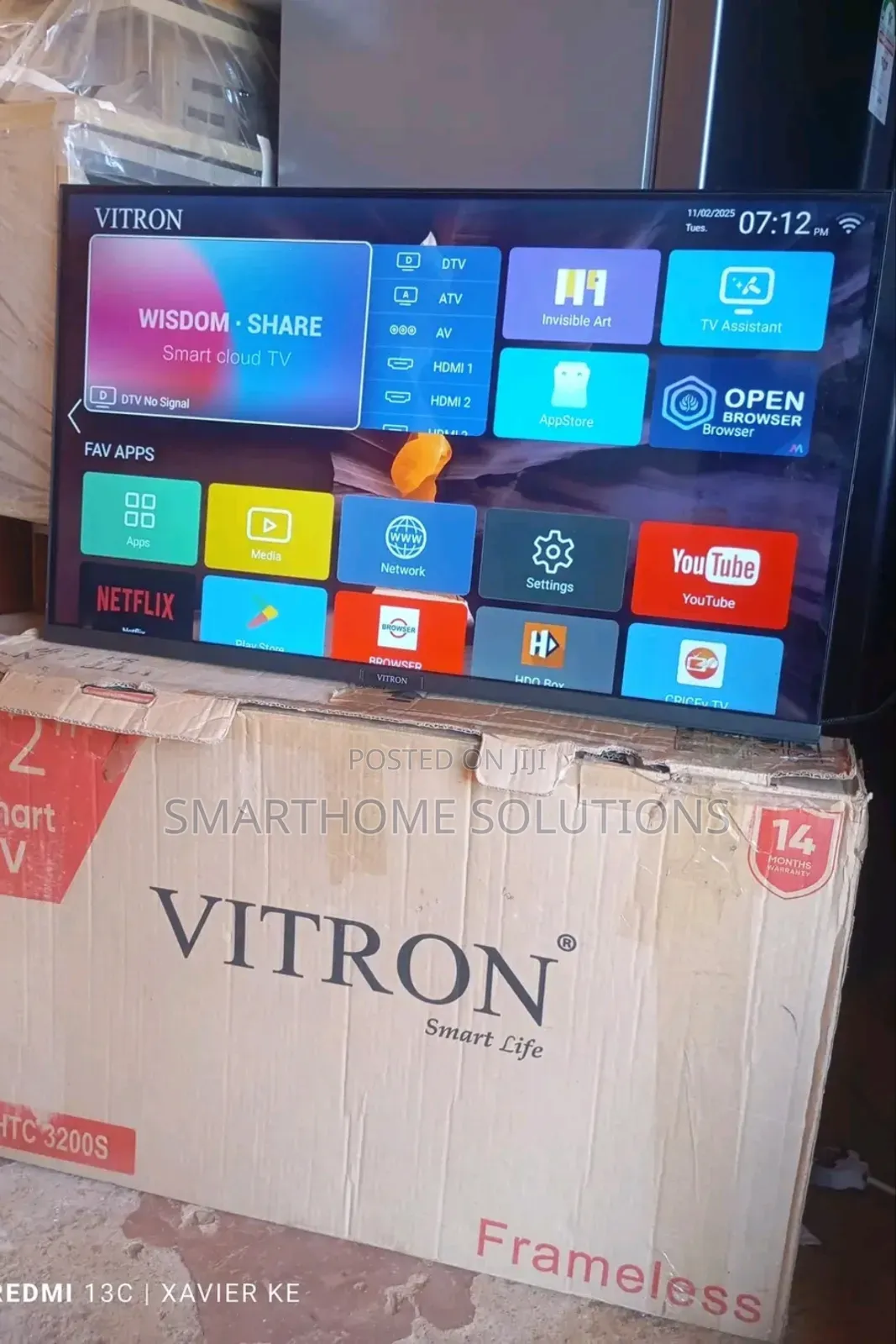 Vitron 32 Inch Android And Smart Tv