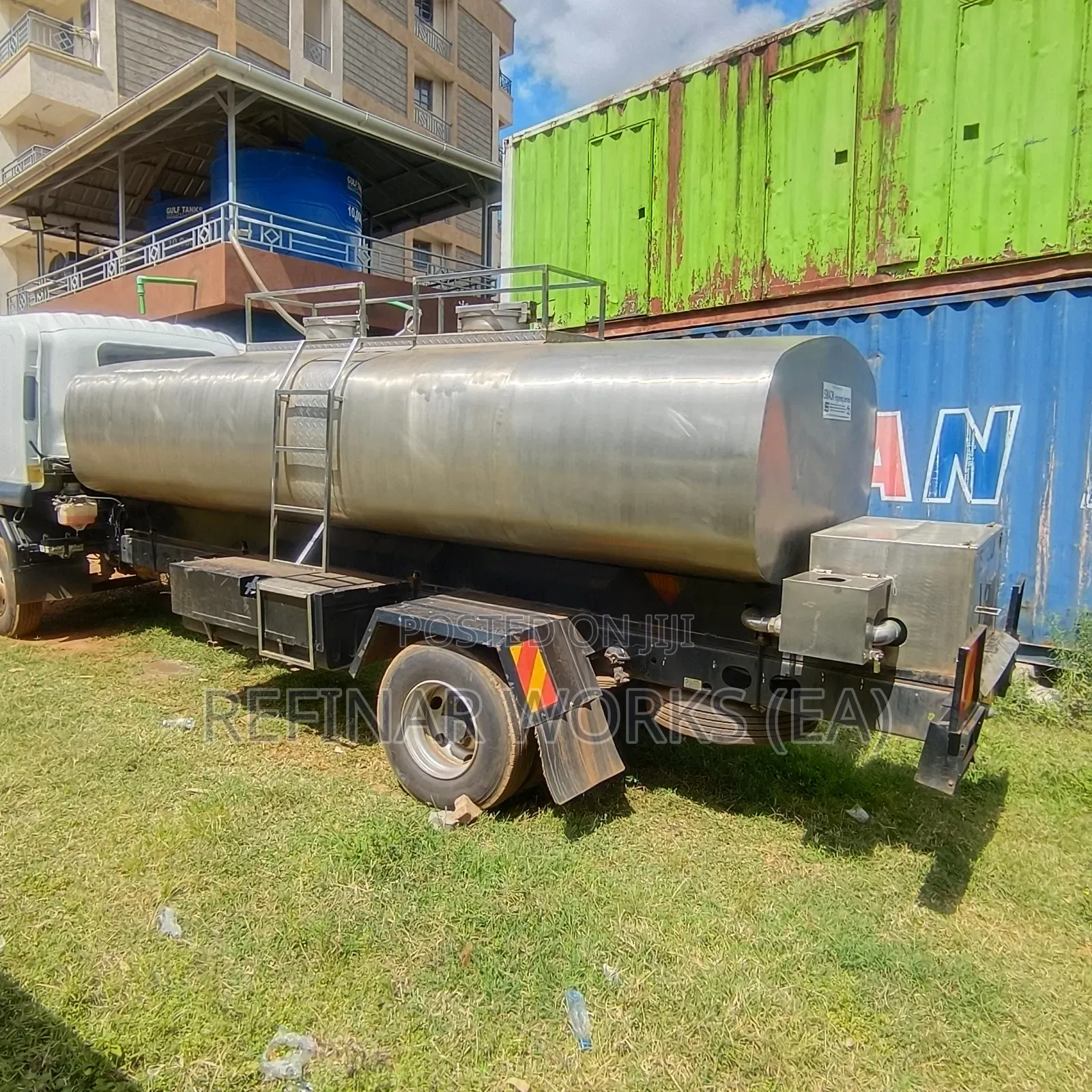 Custom Water Bowser Fabrication – Stainless Steel Tank By Refinar