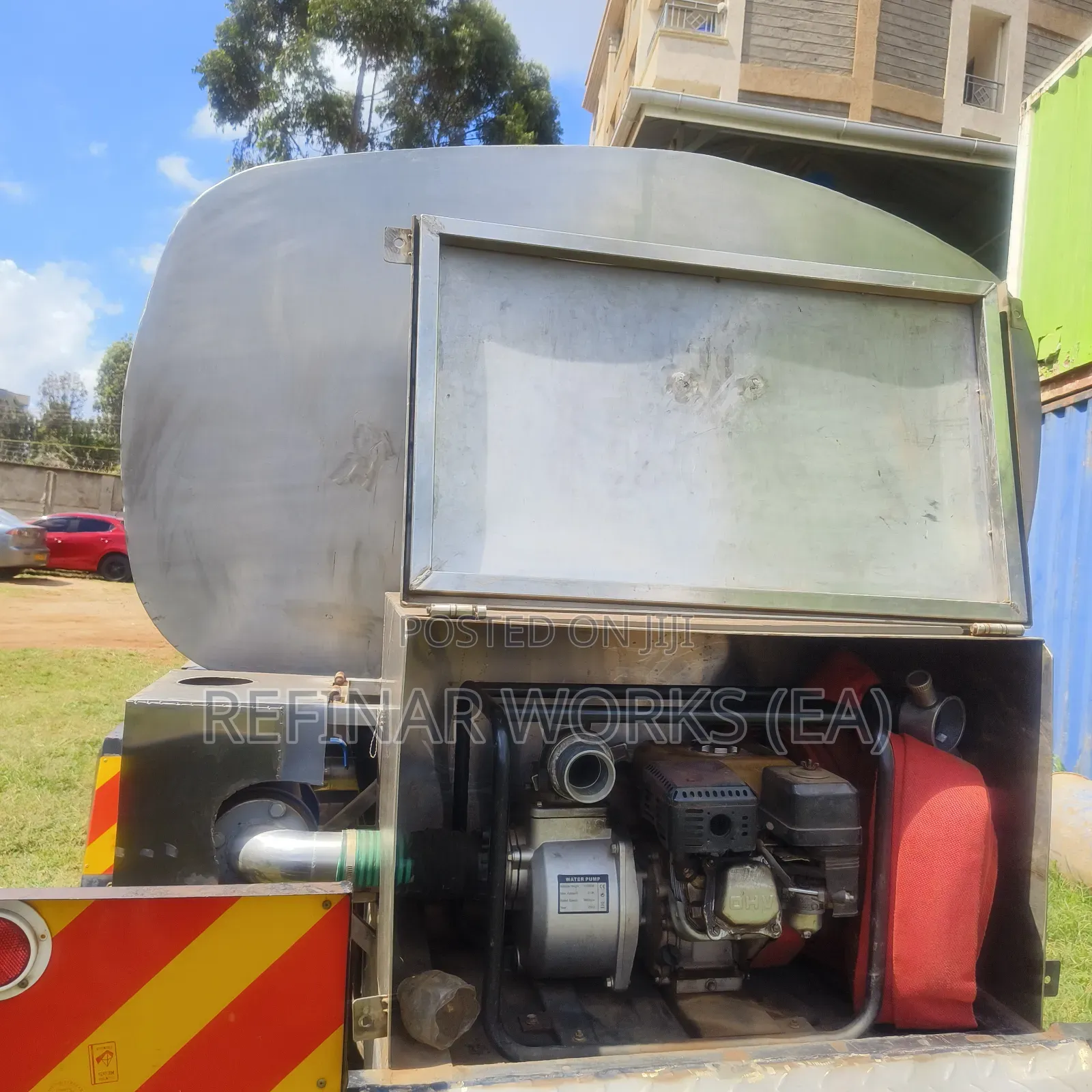 Water Bowser Fabrication – Heavy-duty Stainless Steel Body