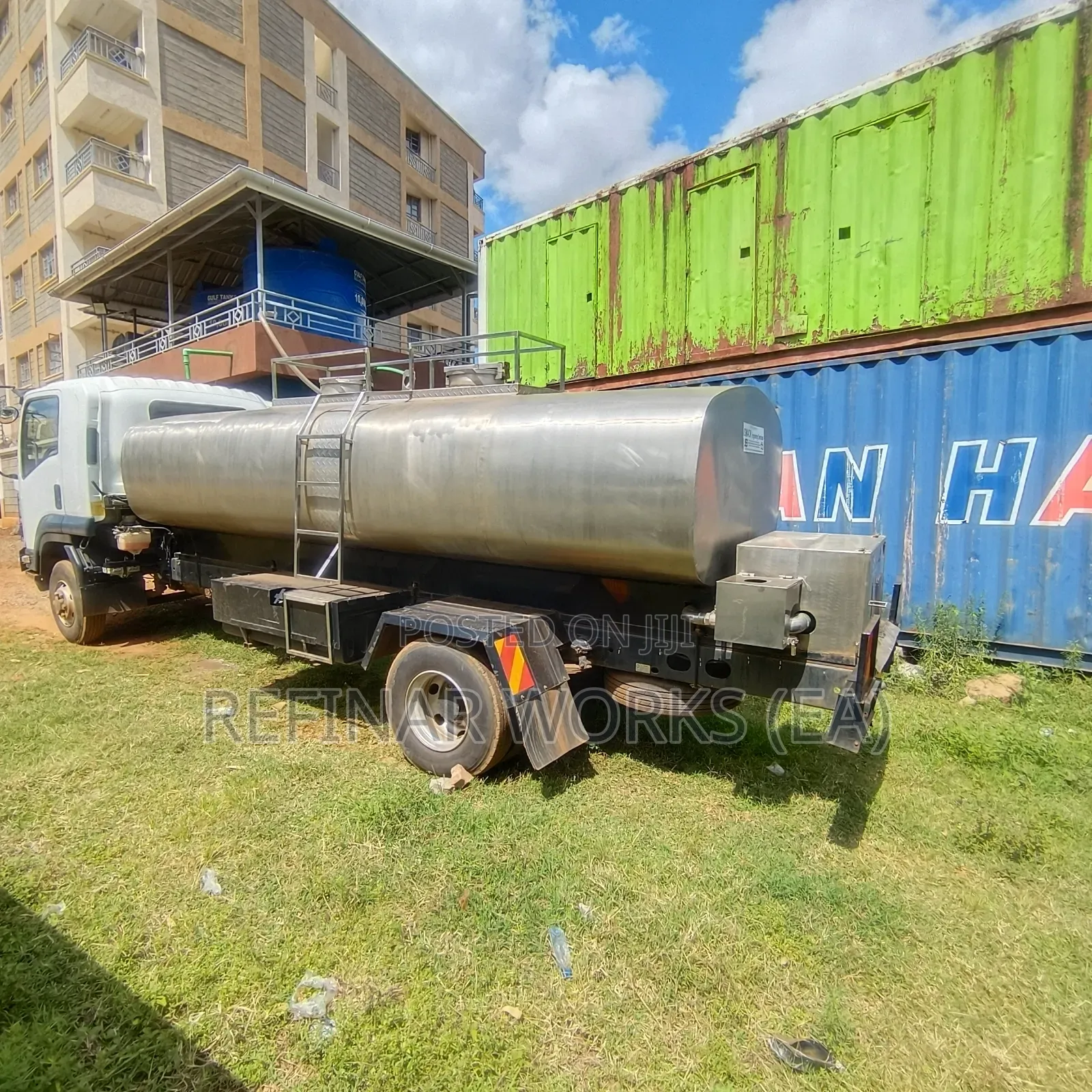 Premium Stainless Steel Water Bowser – Ready To Work