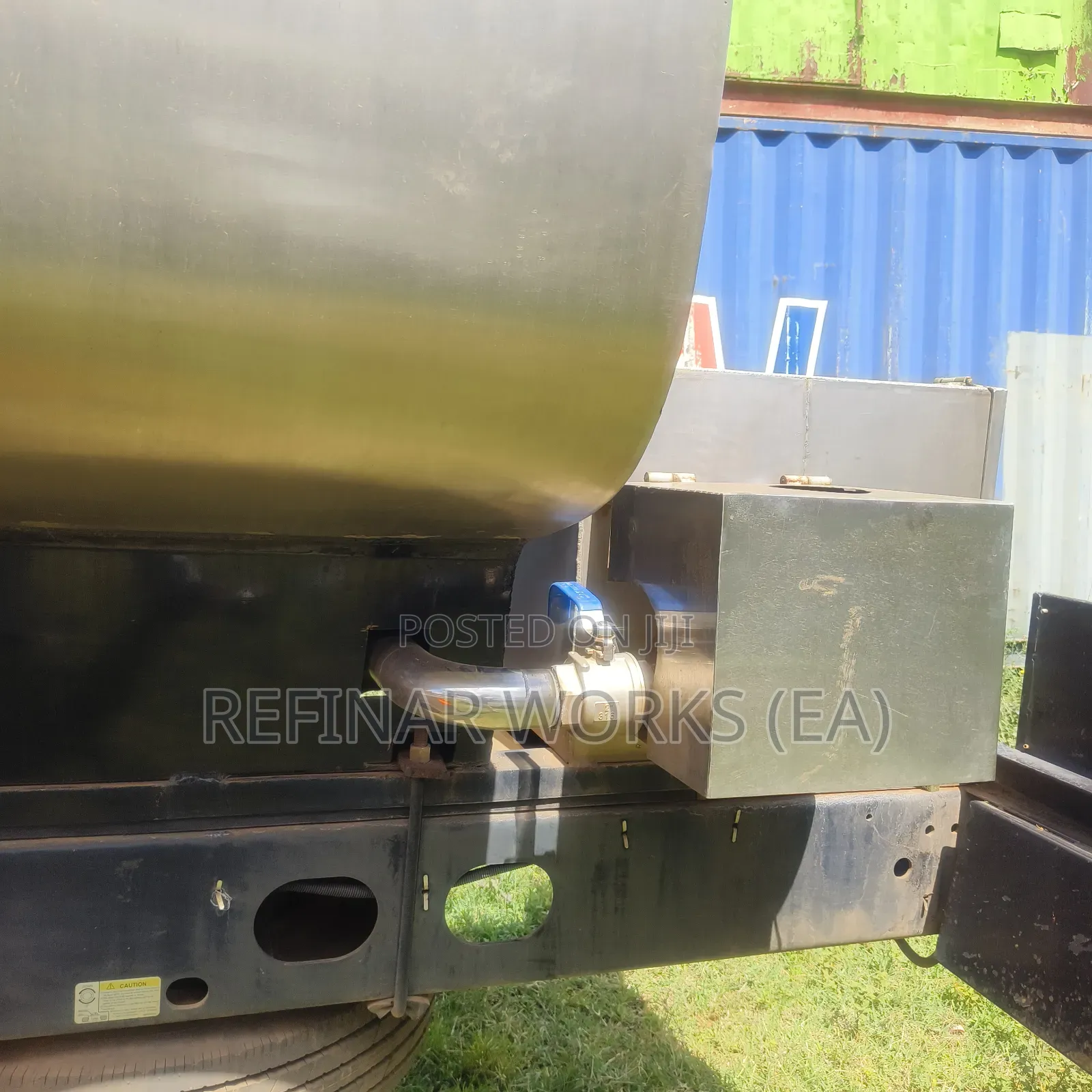 Premium Stainless Steel Water Bowser – Ready To Work