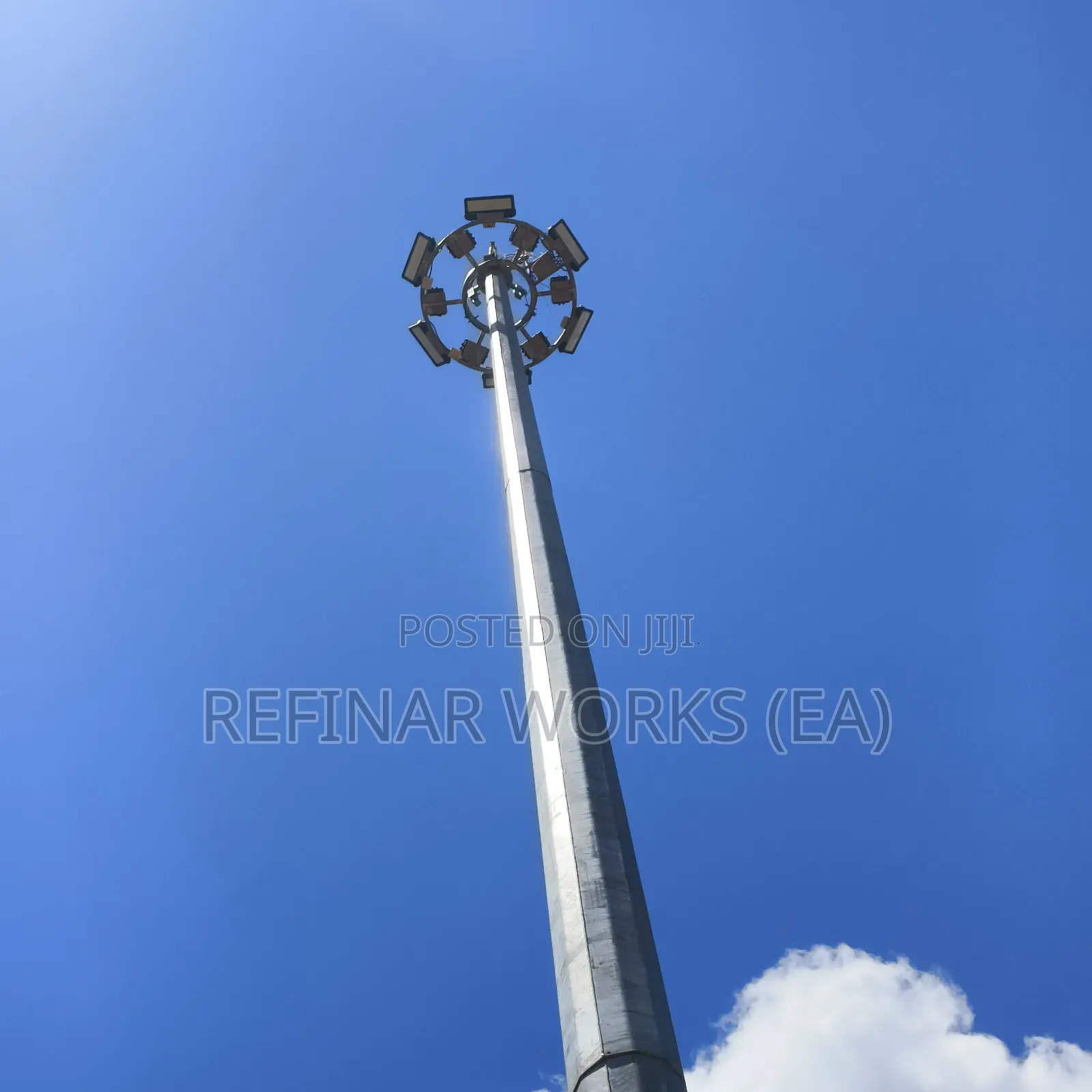 Stadium & Airport High Mast Floodlight Poles