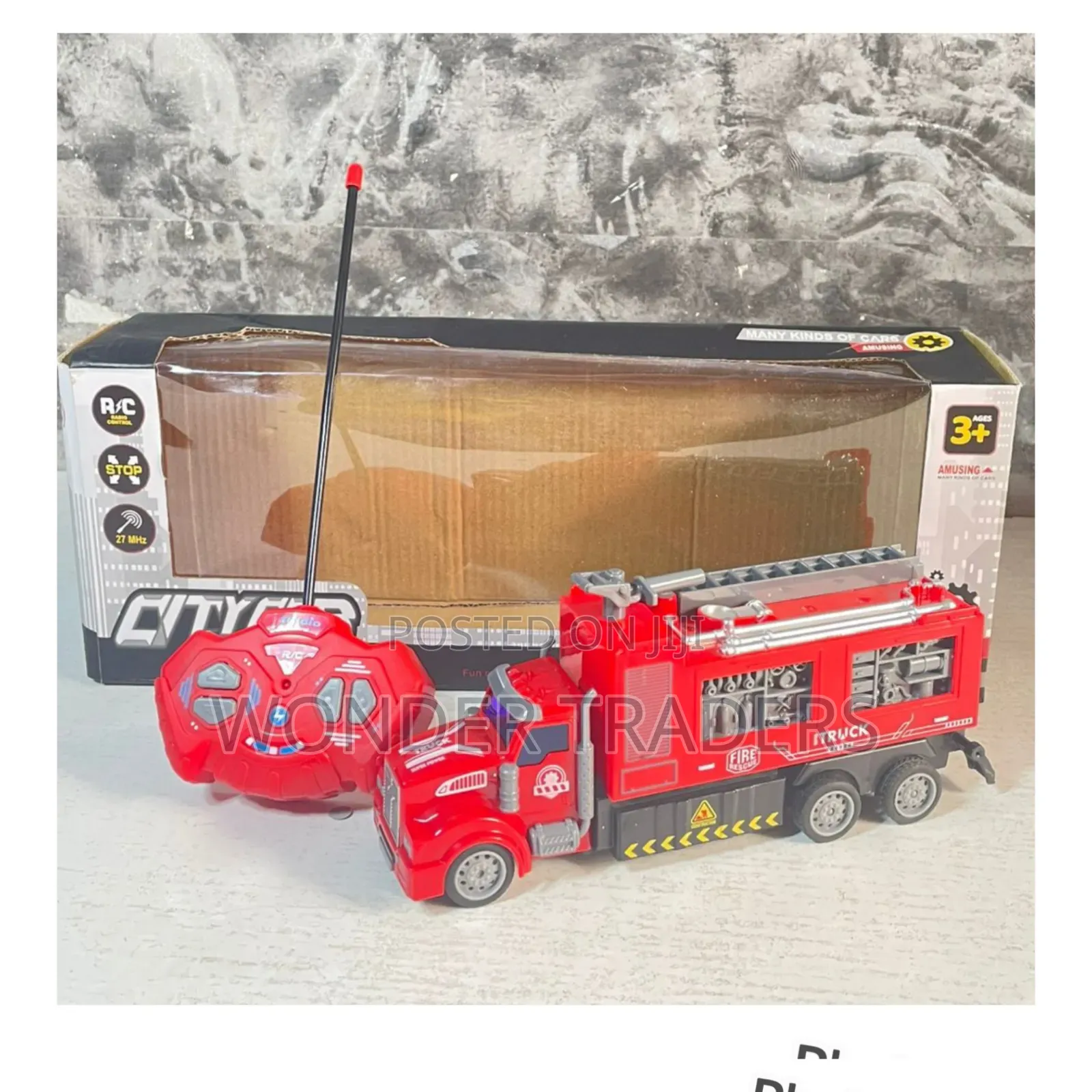 Remote Control Fire Truck,
Kids Batteries Operated Fire Truck