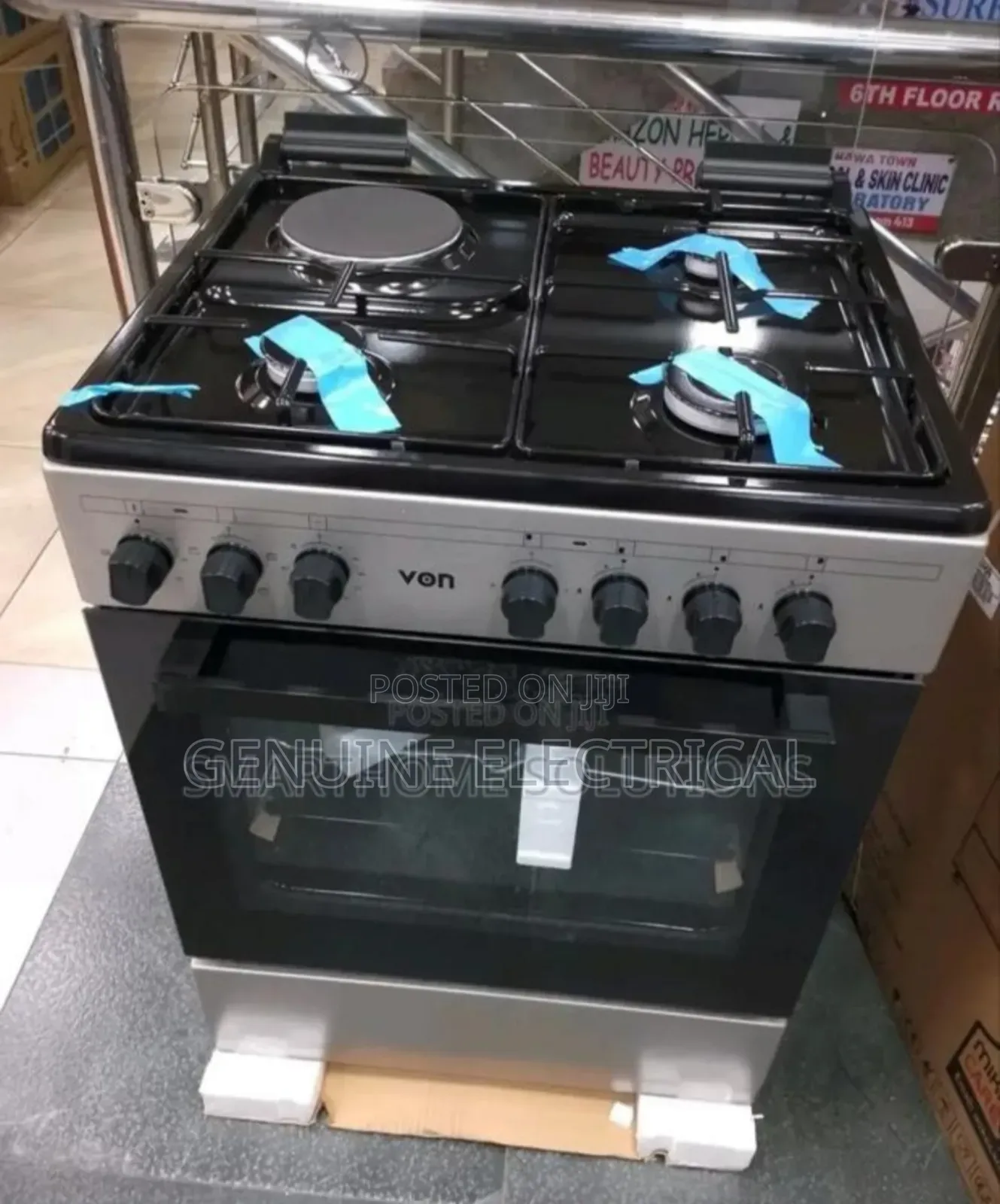 Standing Cooker Von 60by60 3gas +1electric