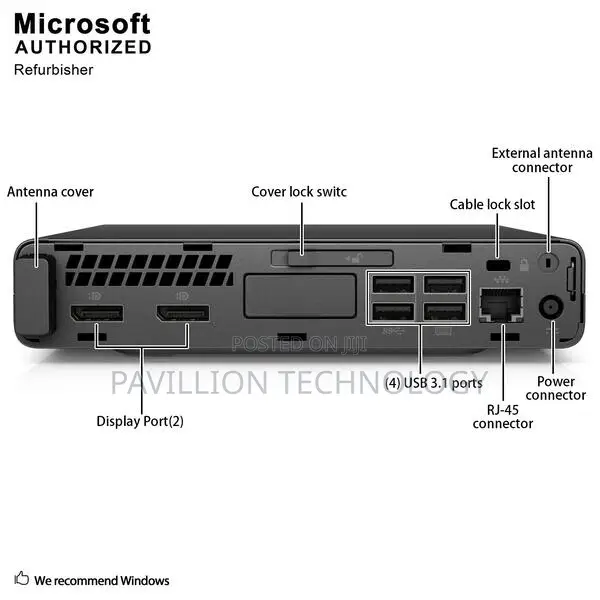 Desktop Computer HP ProOne 600 G3 3GB Intel Core i7 SSD 256GB