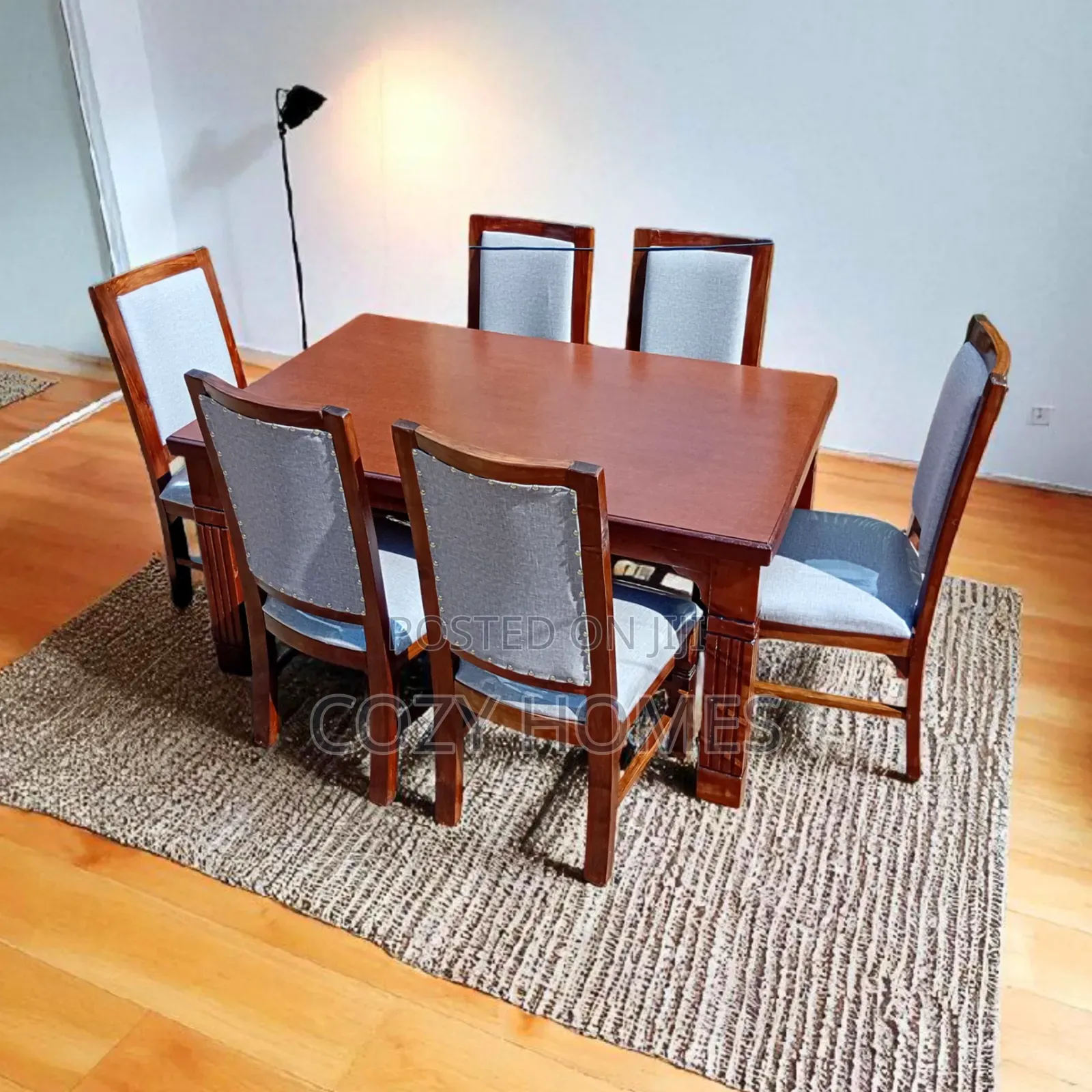 Dining Set Premium Wooden Rectangular 6 Seater Dining Set Available