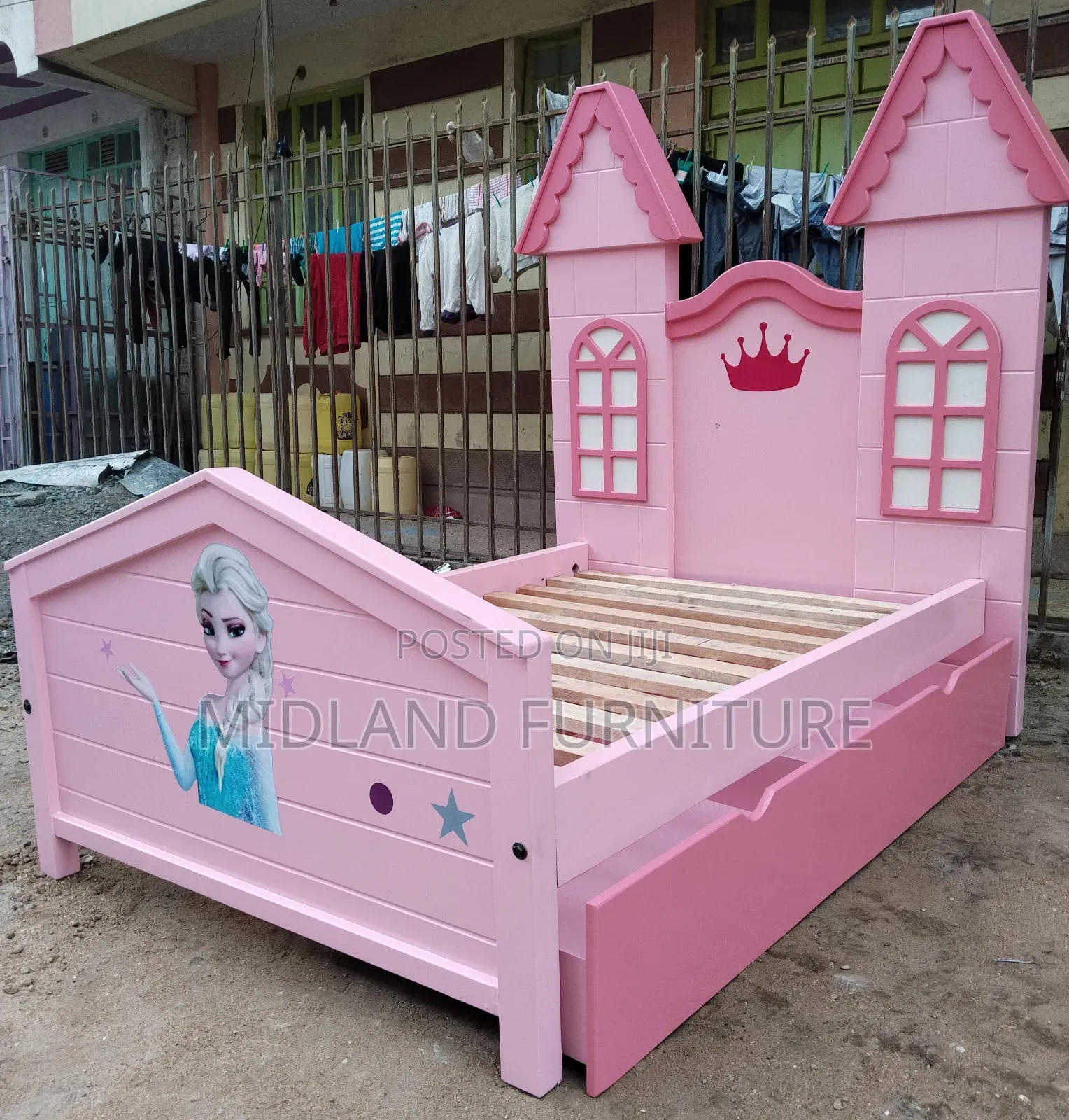 Princess Castle Bed for Girls