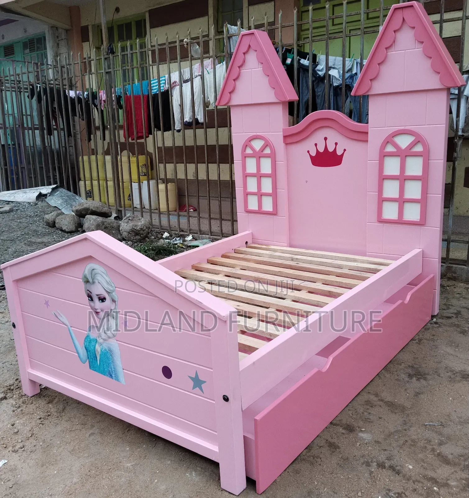 Princess Castle Bed for Girls