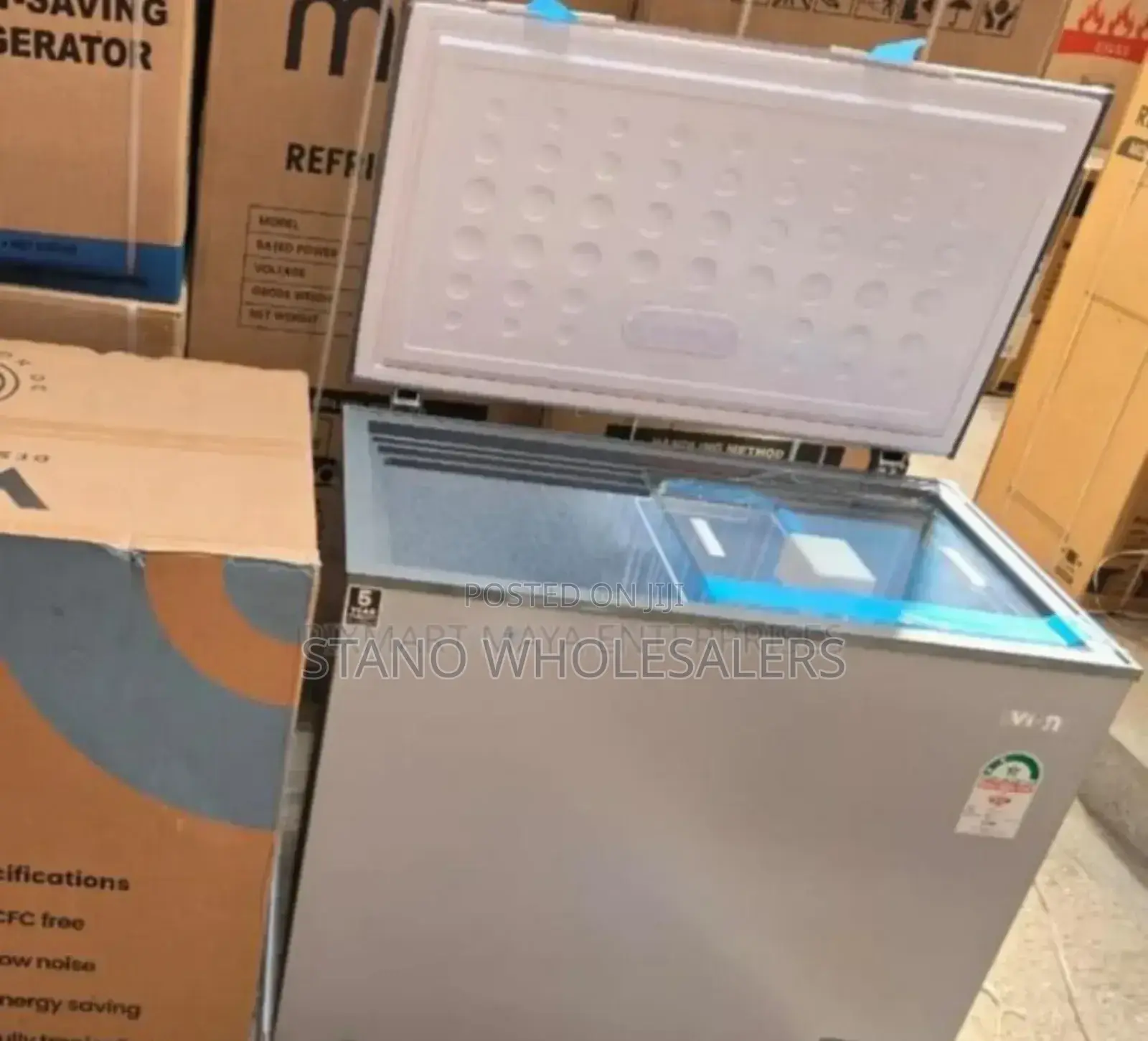 With 5year Warranty- Von 198l Freezer