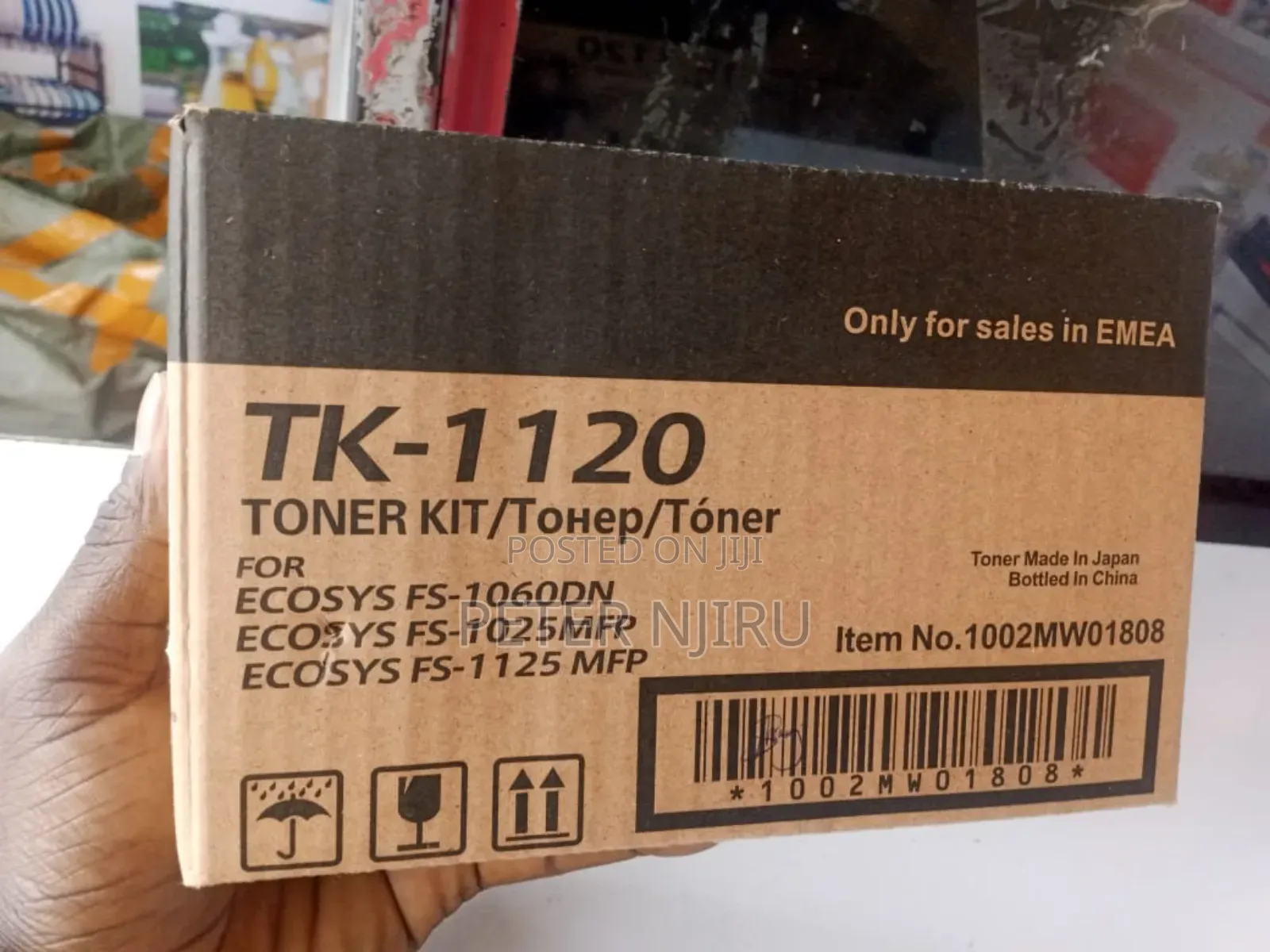 Kyocera Tk-1120 Black Toner Cartridge