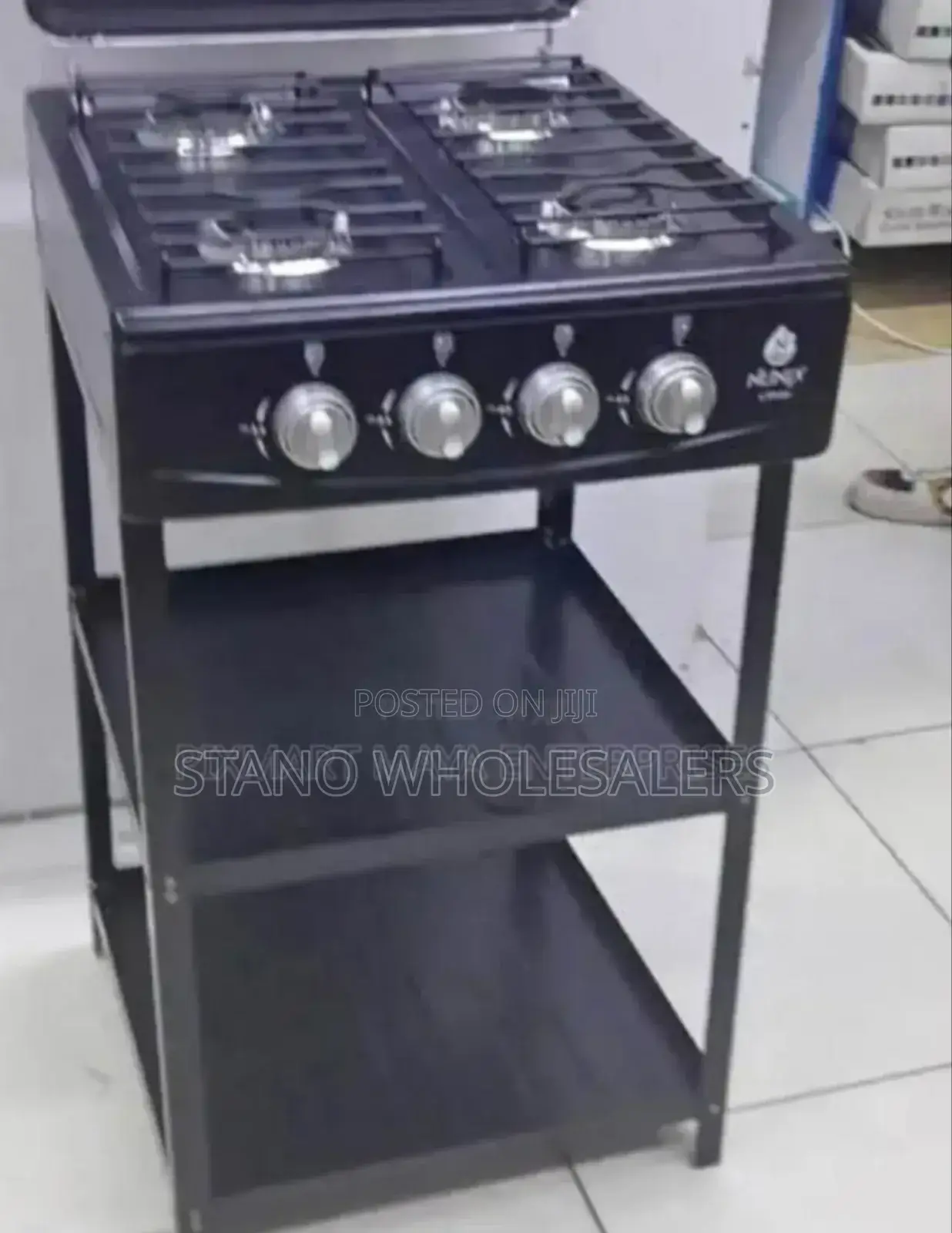 Colour Black. Nunix Full Gas With Shelves