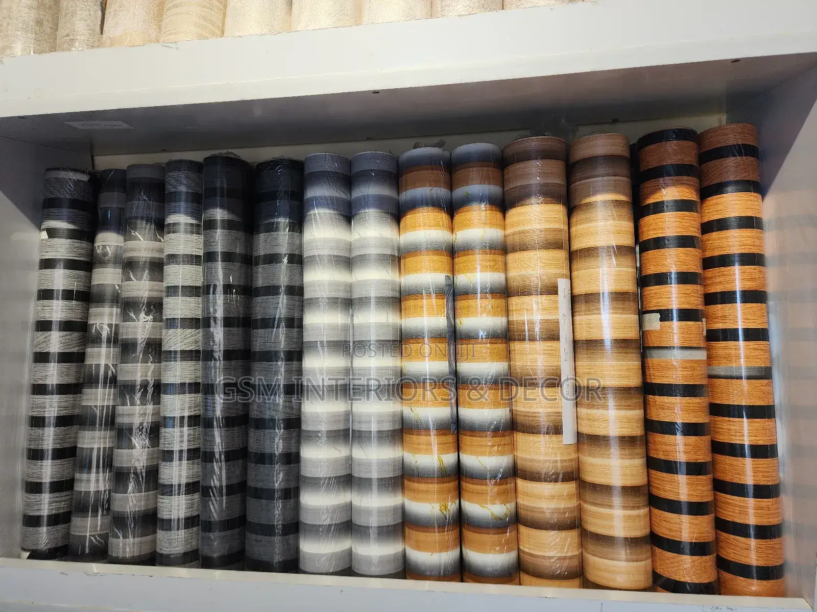Line Wallapers and Fluted Panel Wallpapers for Sale