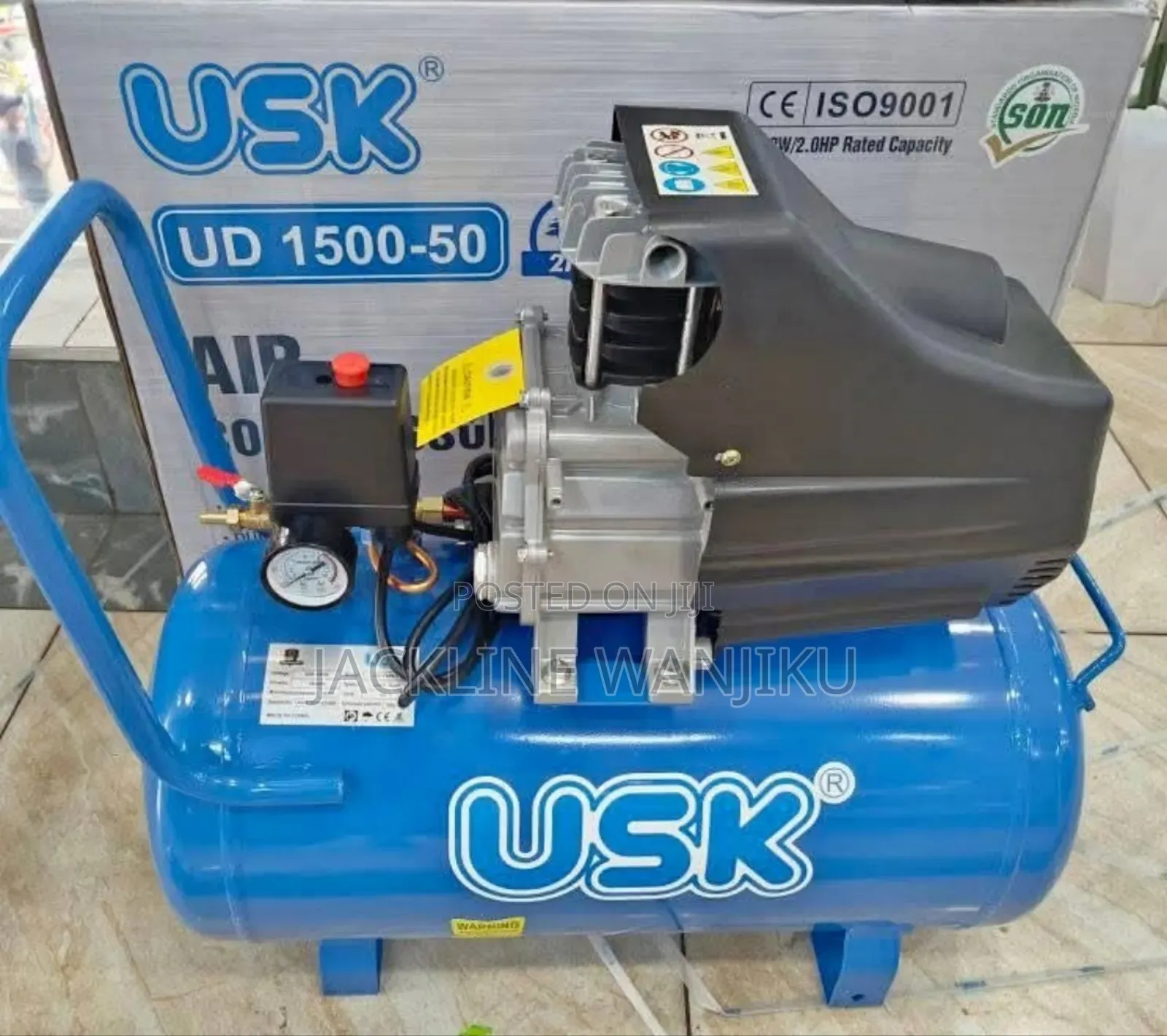 Usk 50ltr Air Compressor / Direct 50l Air Compressor Machine