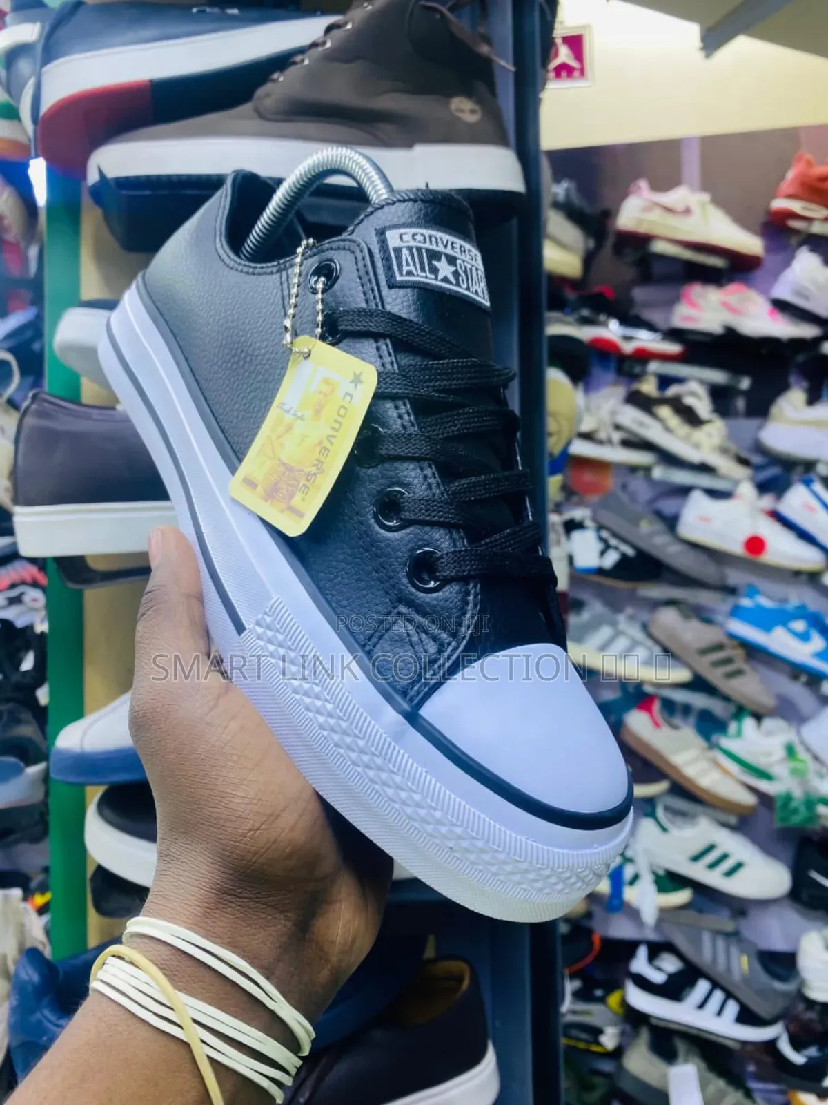 Leather Converse Double Sole
