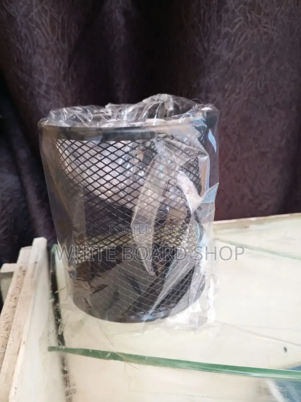 Round Mesh Pen Tray