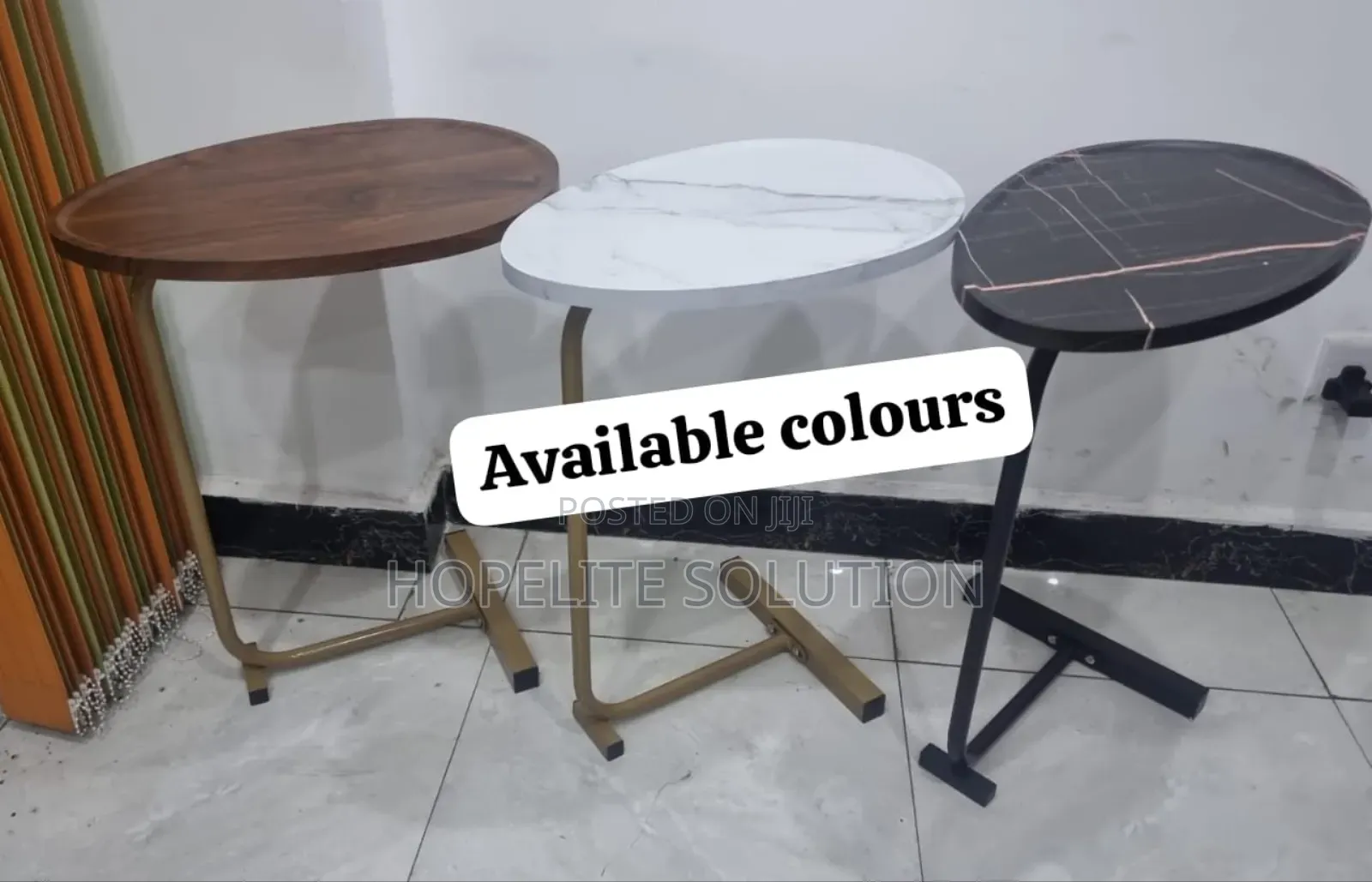 High Quality Oval Shaped Side Table