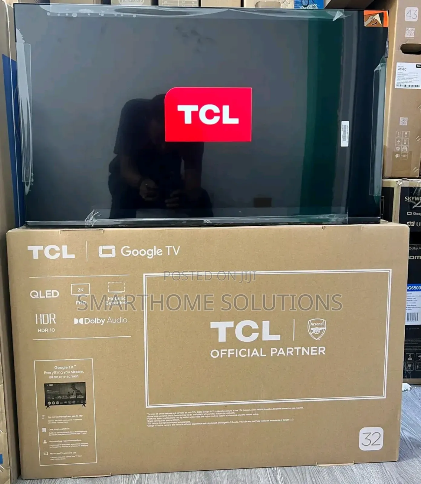Tcl 32 Inches Smart Qled Tv Tcl Google Tv 32 Inch