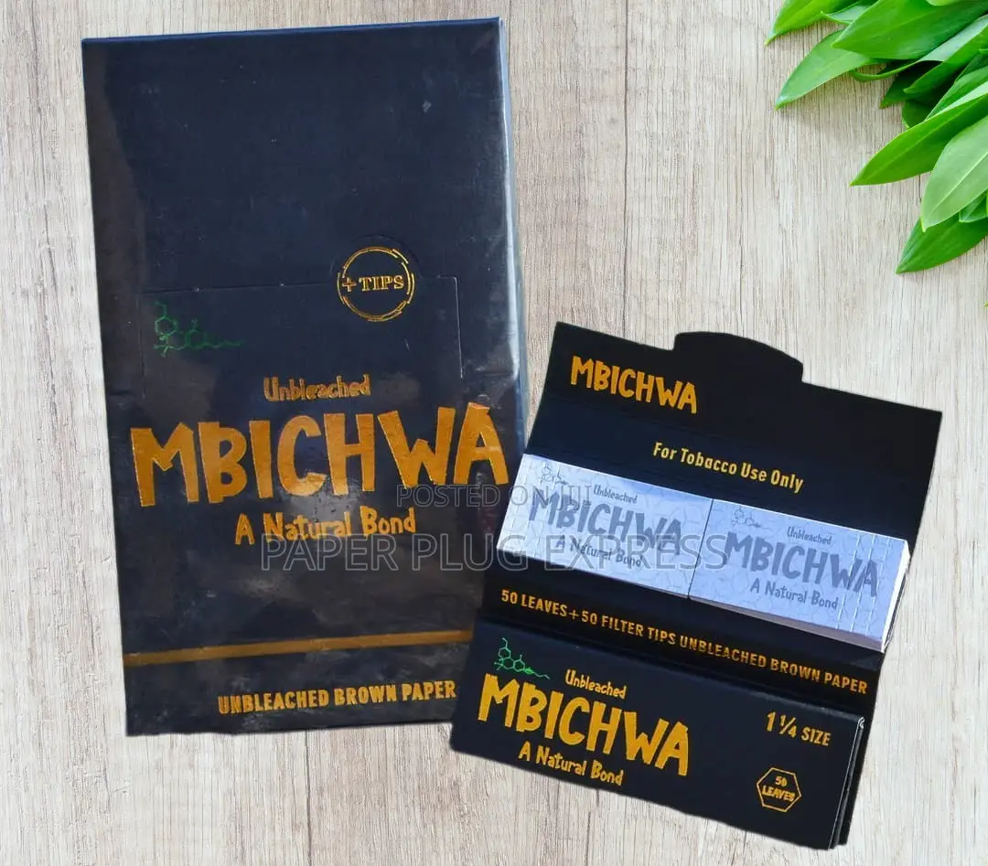 Mbichwa Brown 1 1/4 Size Rolling Paper