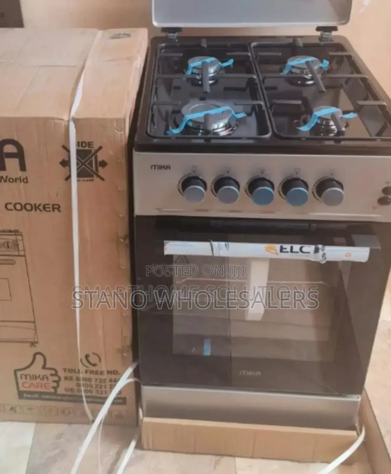 With Auto Ignition -Mika Full Gas 50by60. Standing Cooker