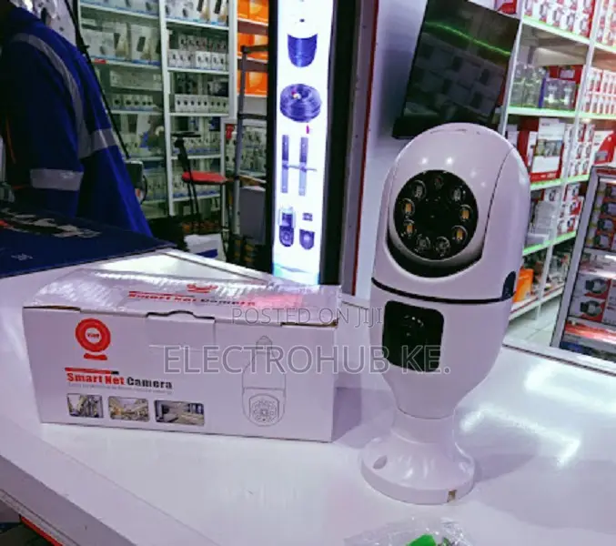 Night Vision Dual Lens Bulb CCTV Full Hd Smart Wifi Security Camera