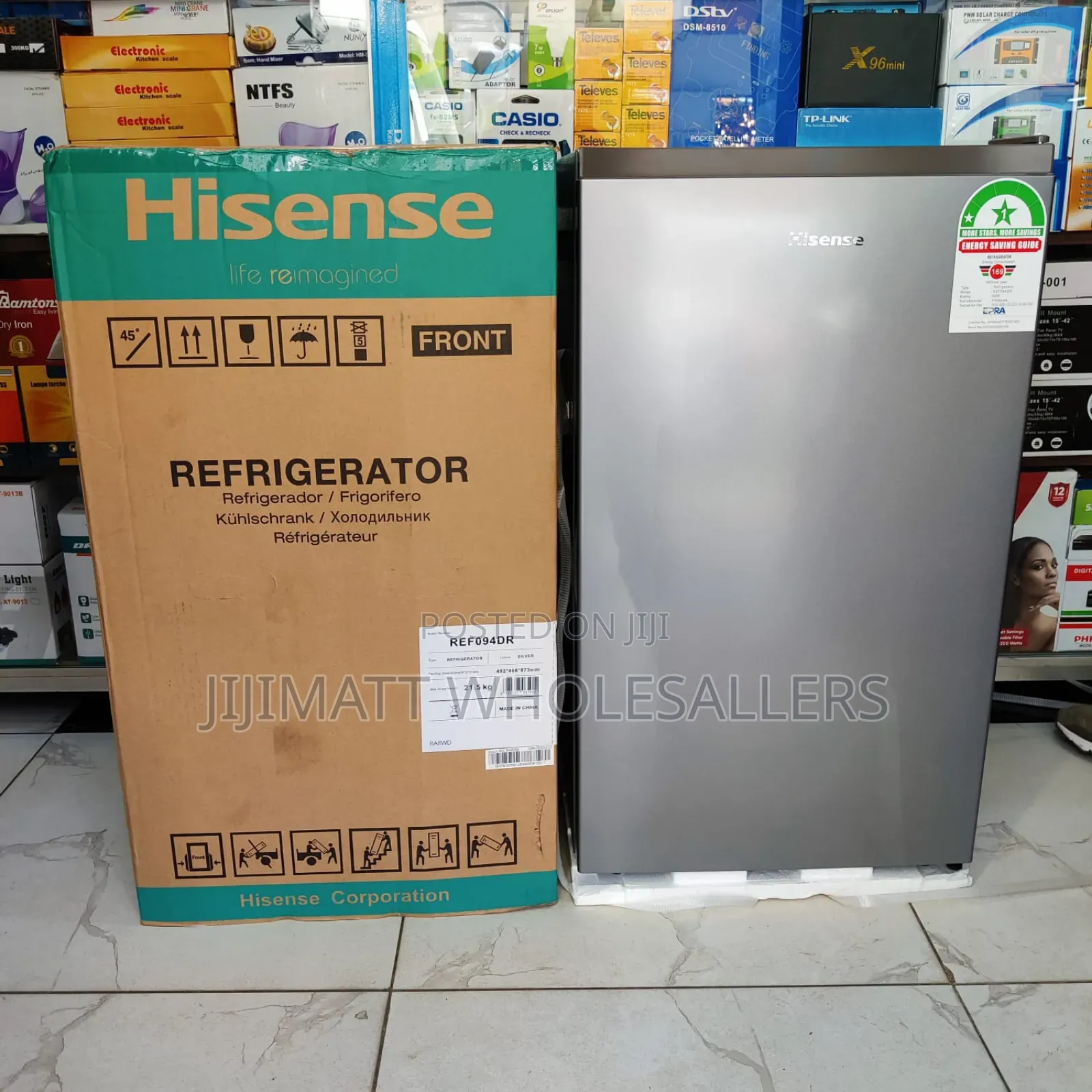 Hisense 94 Litres Single Door Fridge Available