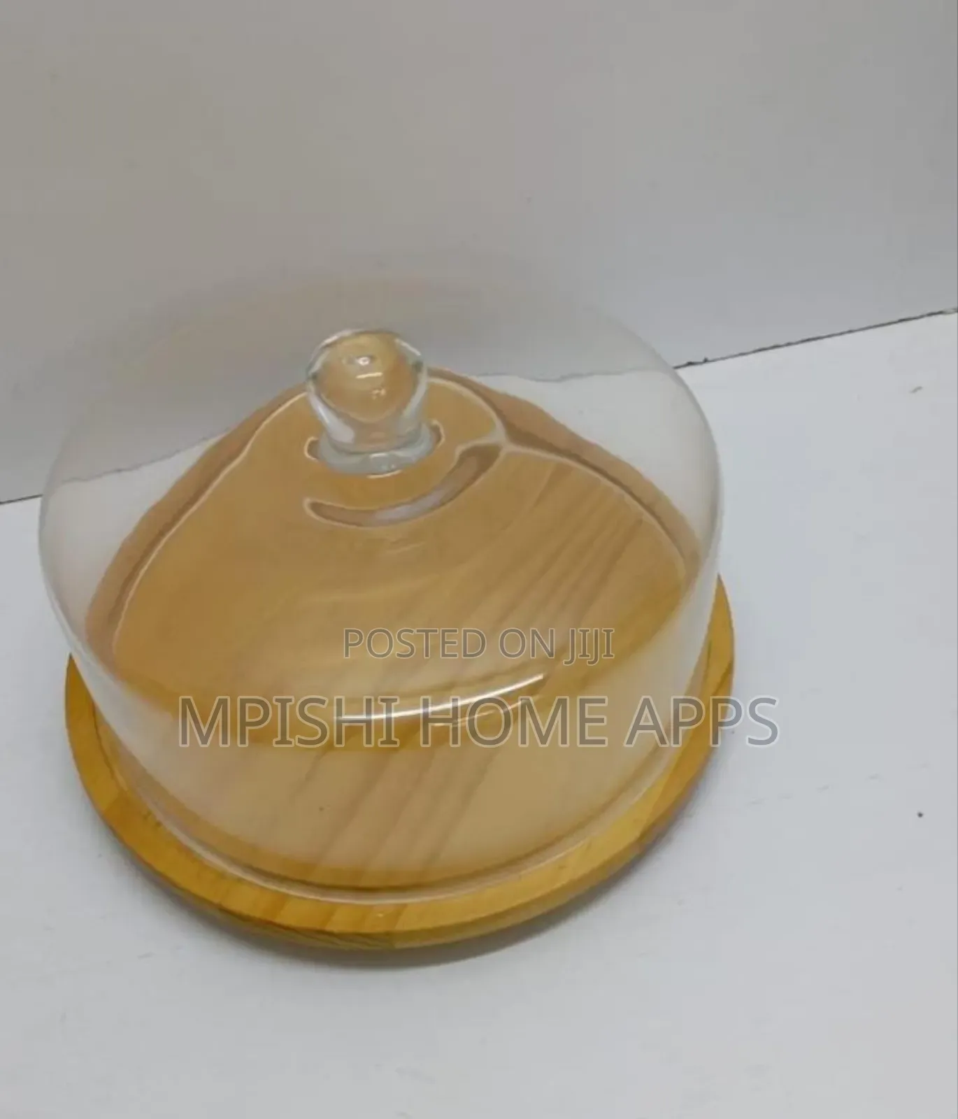 Doom Shape Glass Cake Cover 28cm